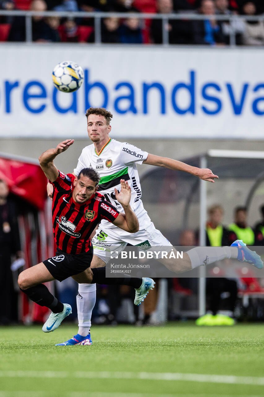 Brommapojkarnas Nikola Vasic och GAIS Anes Cardaklija