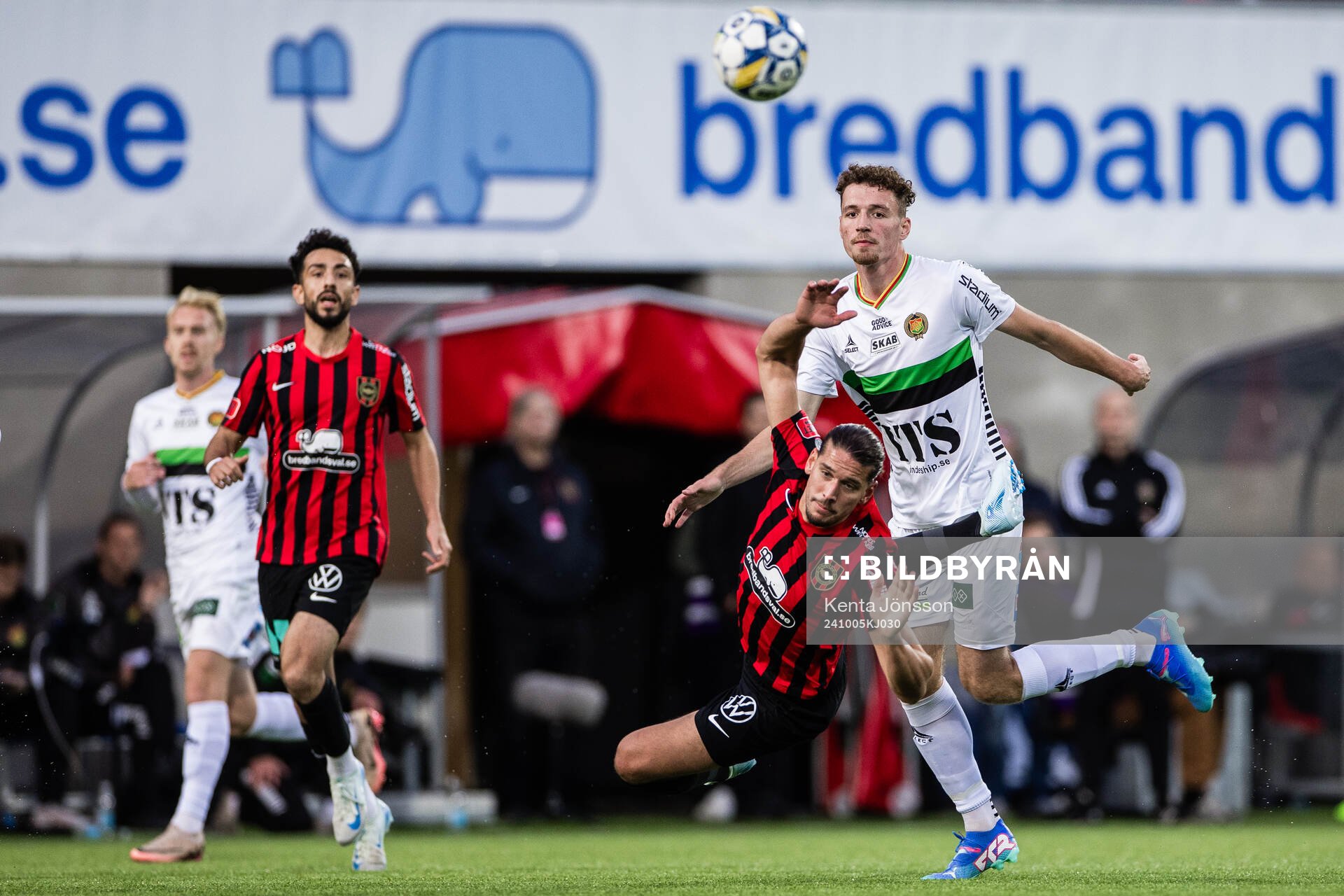 Brommapojkarnas Nikola Vasic och GAIS Anes Cardaklija