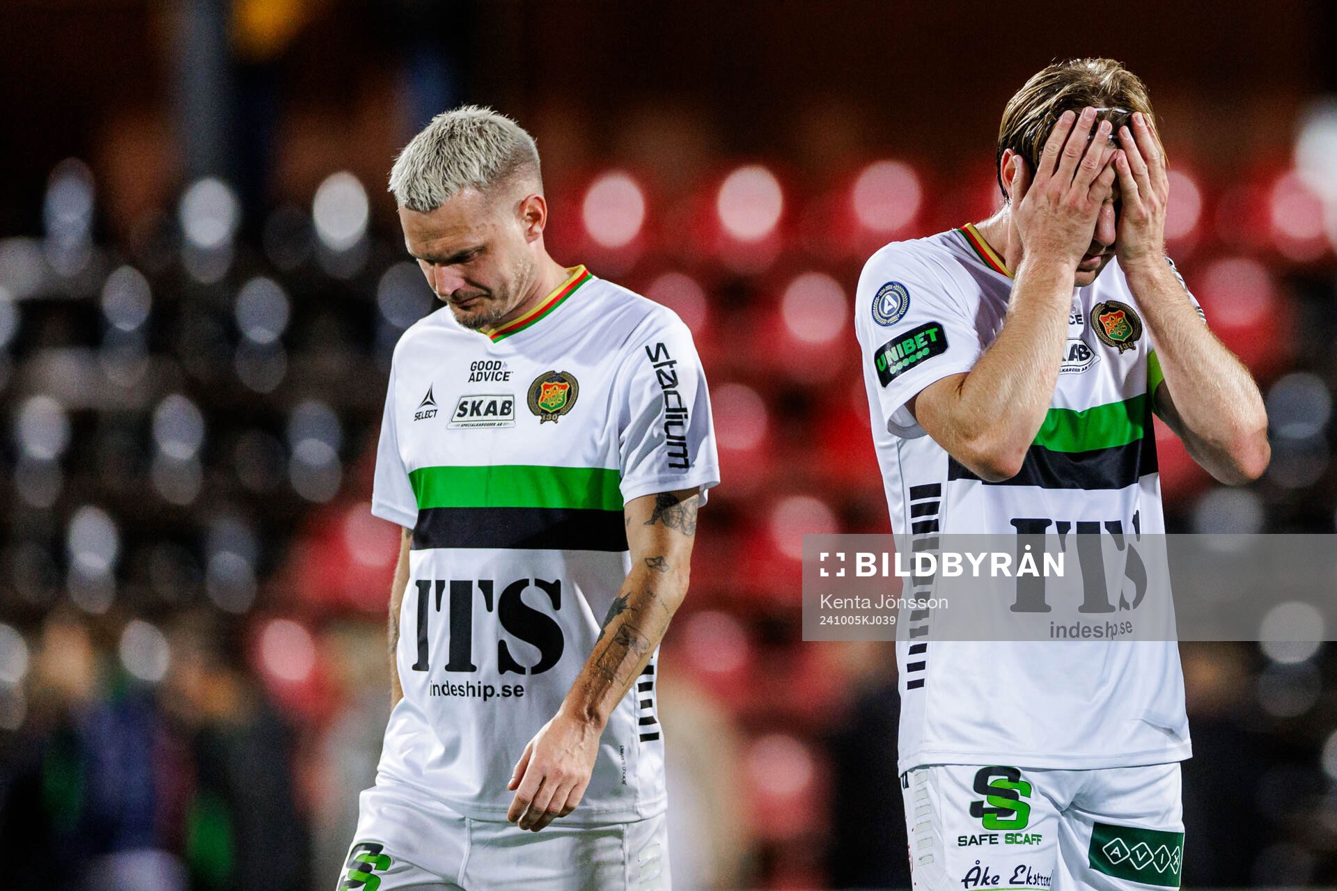 GAIS Jonas Lindberg och August Wängberg deppar