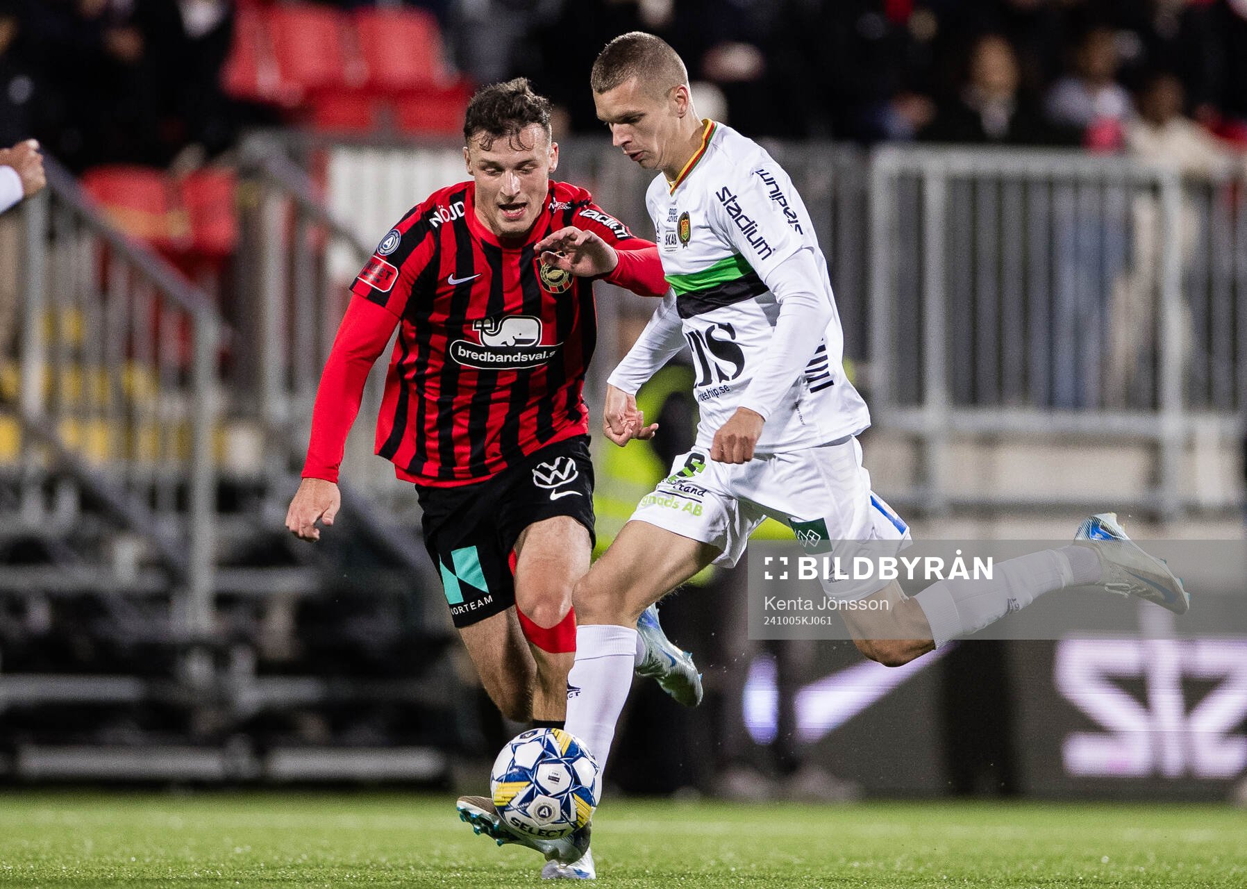 Brommapojkarnas Adam Skanning Jakobsen och GAIS Lucas