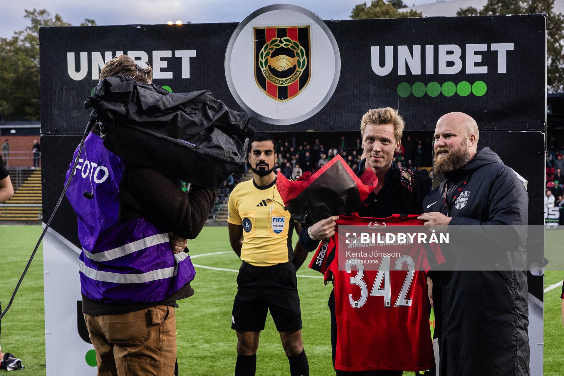 Den tidigare Brommapojkarna spelaren Gustav Sandberg