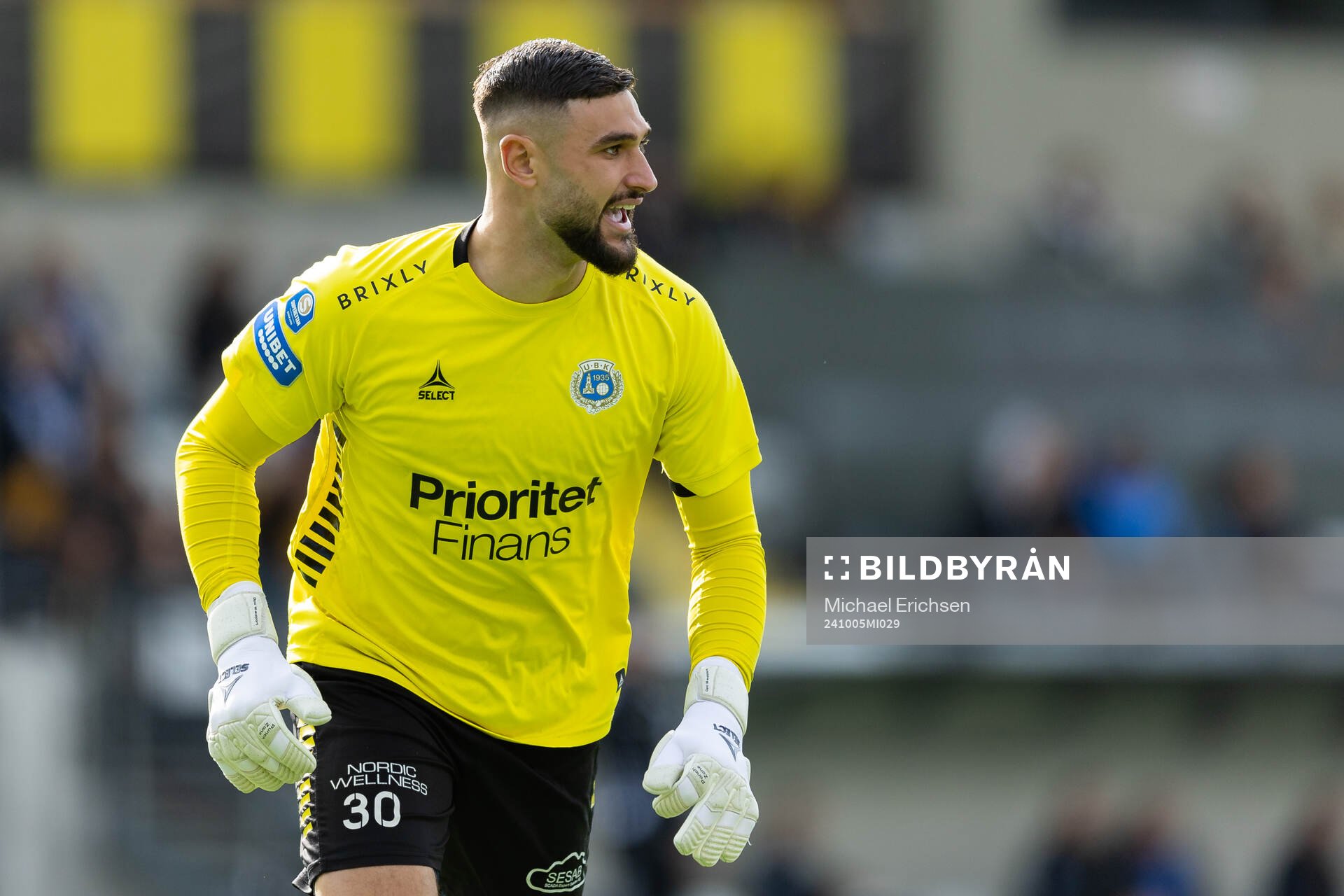 Utsiktens målvakt Elias Hadaya
