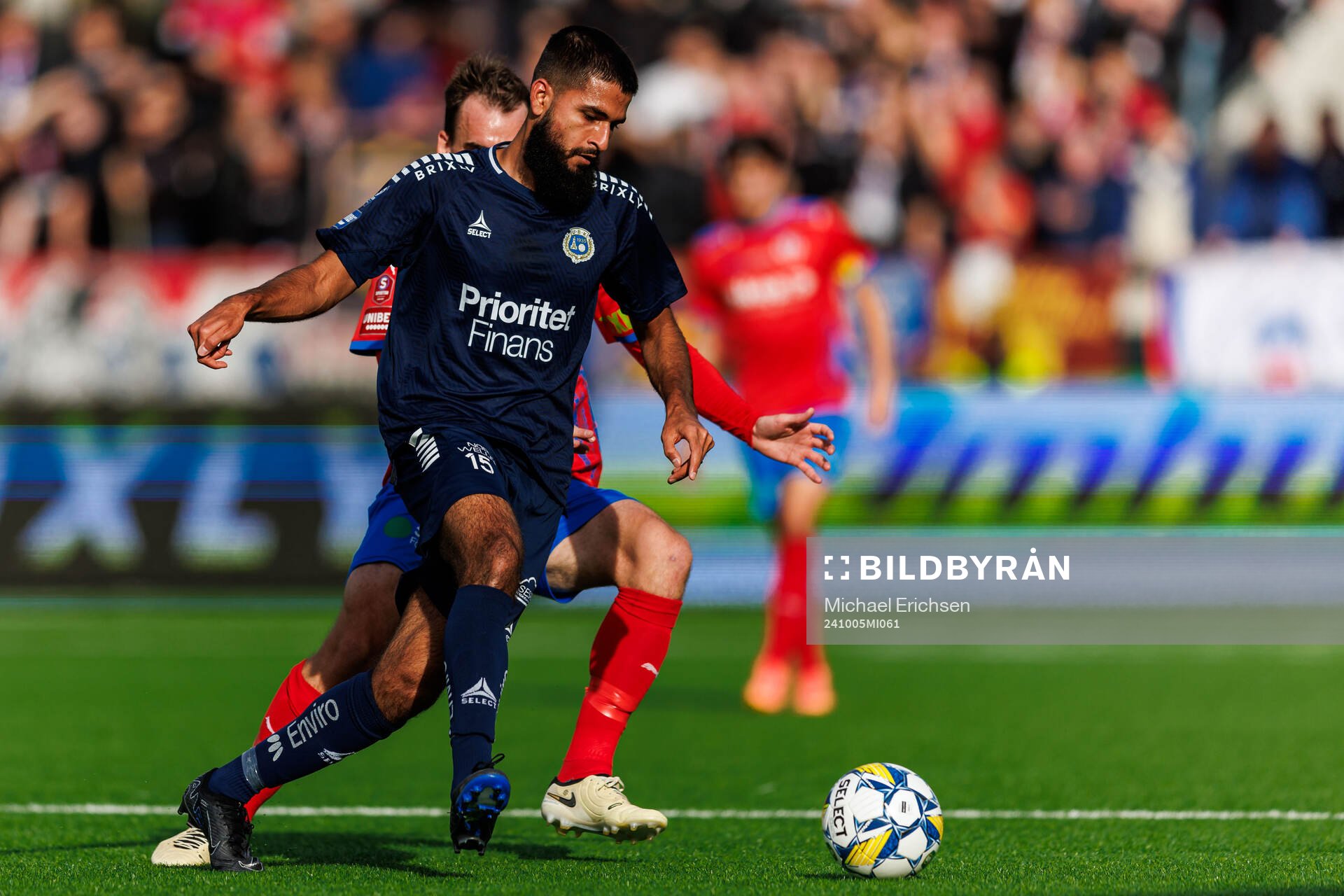 Utsiktens Suleman Zurmati och Helsingborgs Adam Hellborg