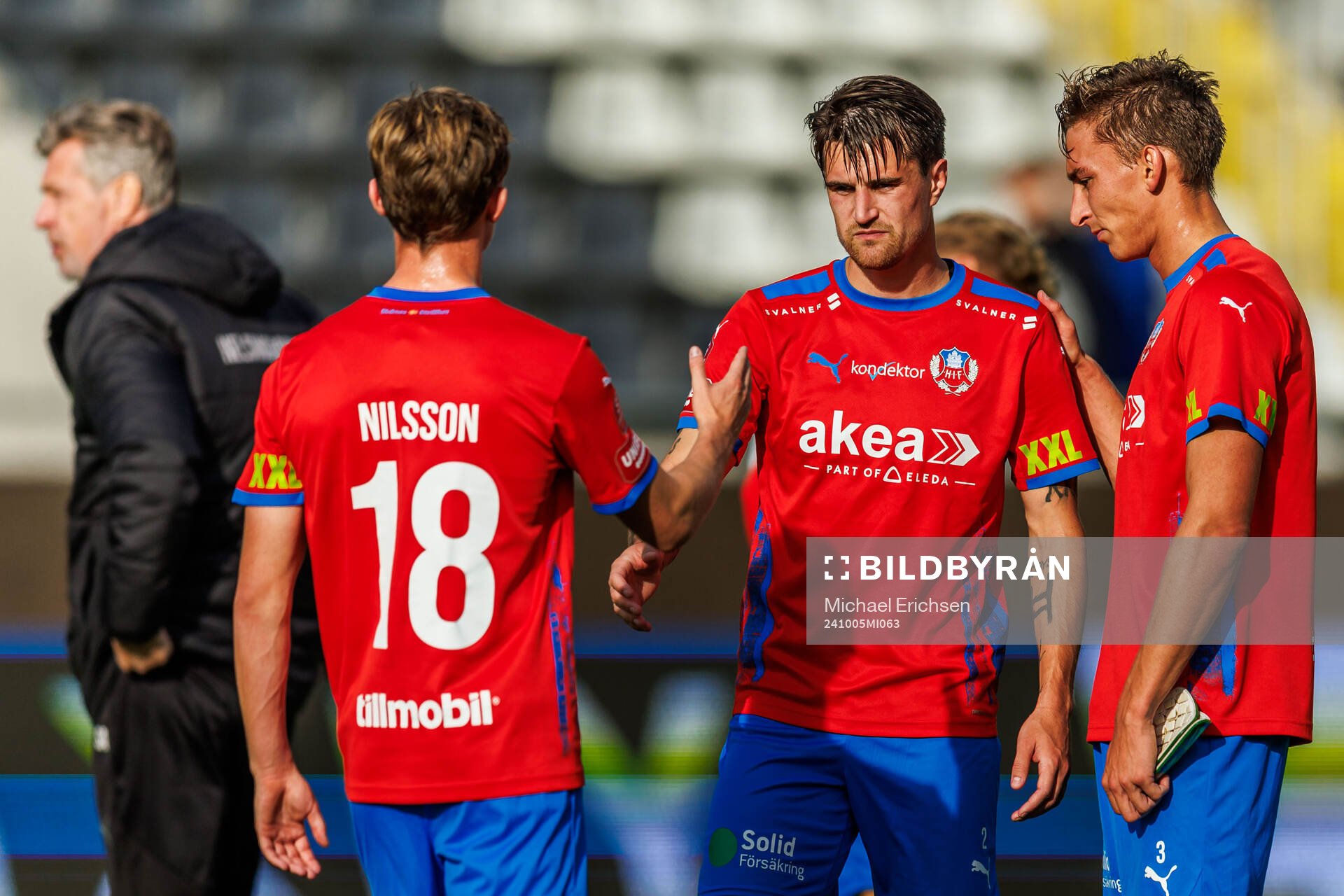 Helsingborgs Jon Birkfeldt och Wilhelm Nilsson deppar