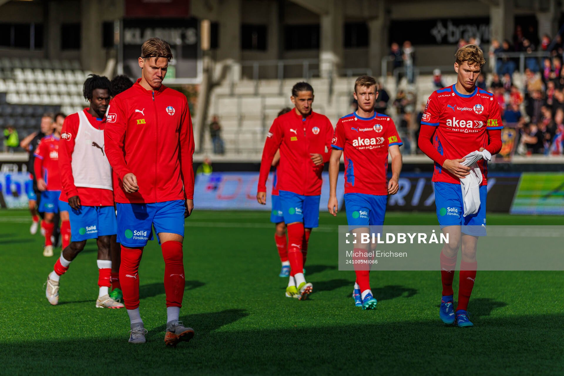 Helsingborgs spelare deppar