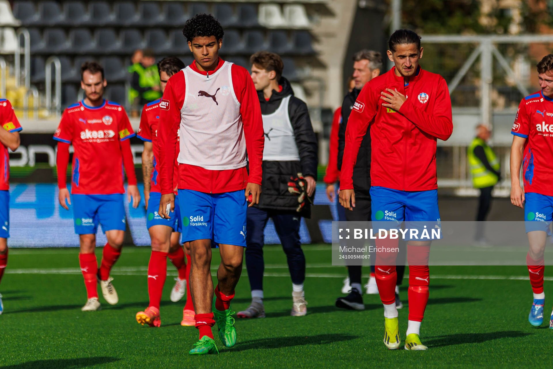 Helsingborgs Milan Silva Rasmussen och Ervin Gigovic deppar