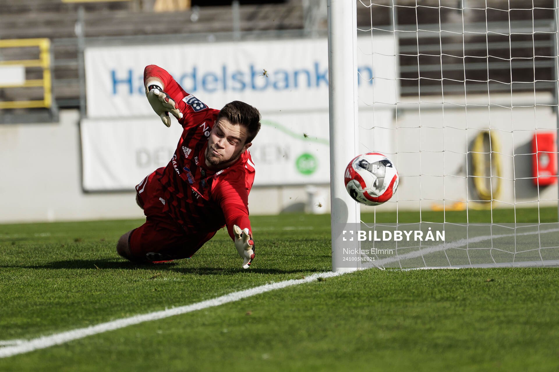 Ängelholms målvakt Robin Streifert