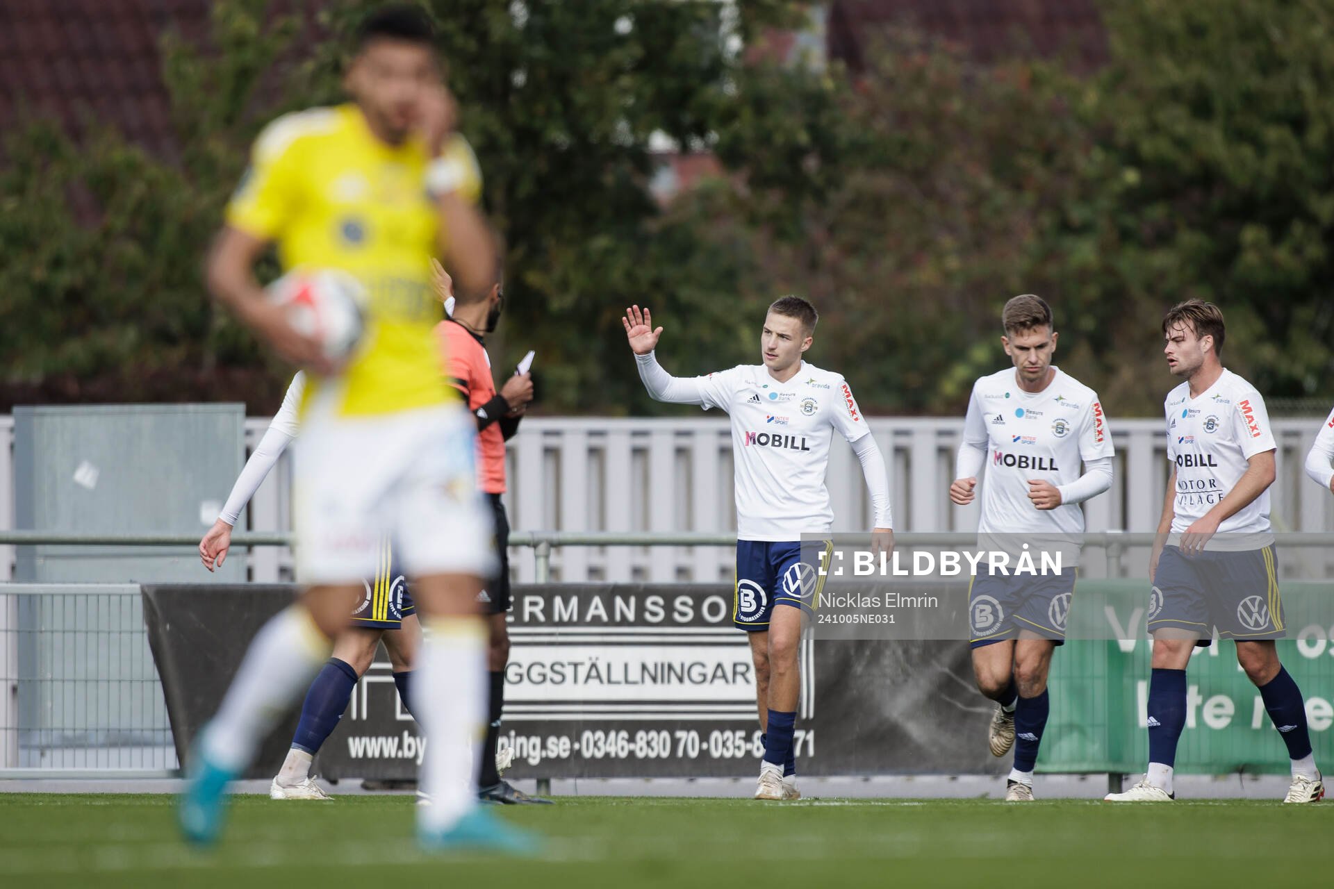 Ängelholms André Gustafson jublar