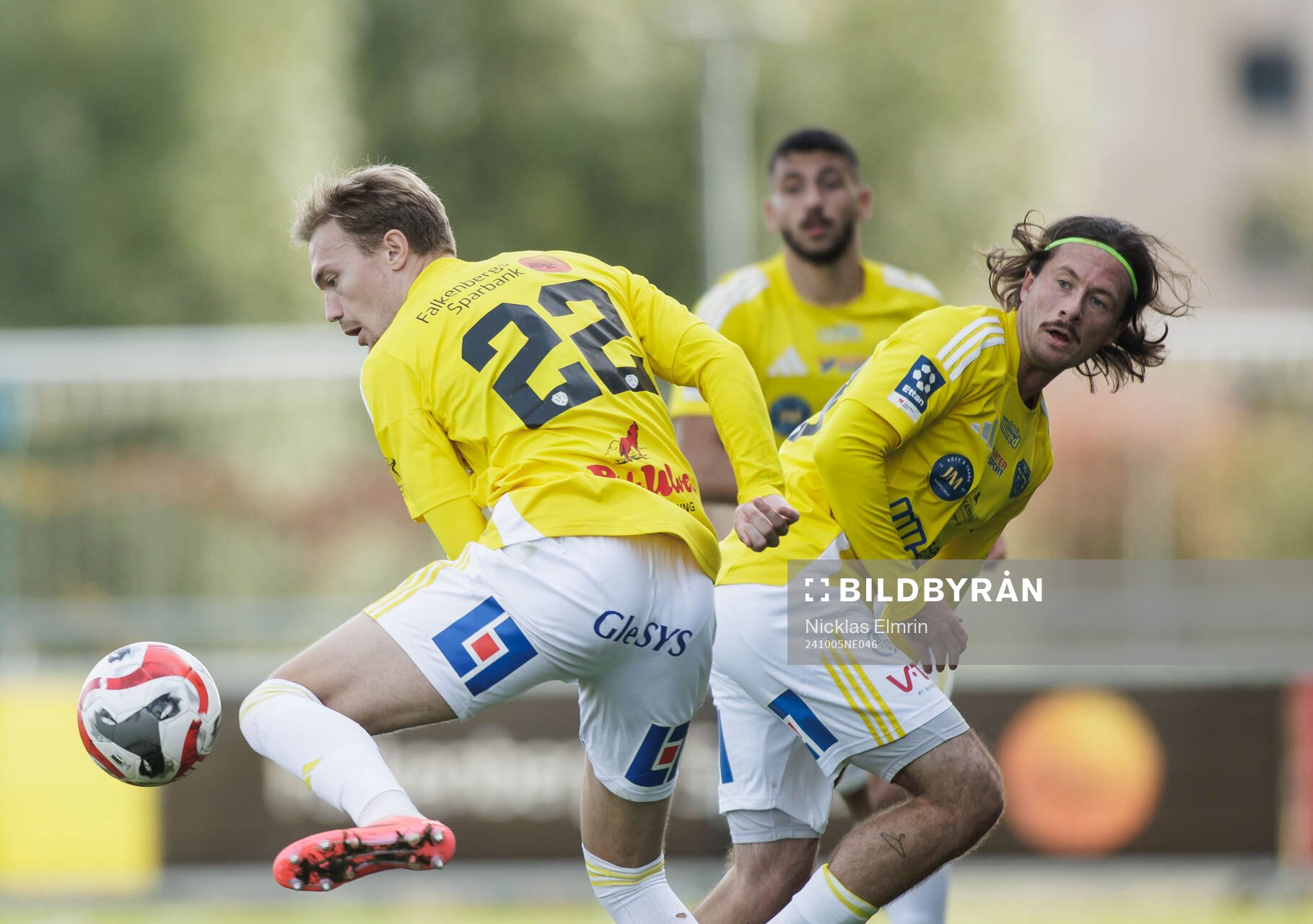 Falkenbergs FFs Hugo Tilly och Rasmus Andersson