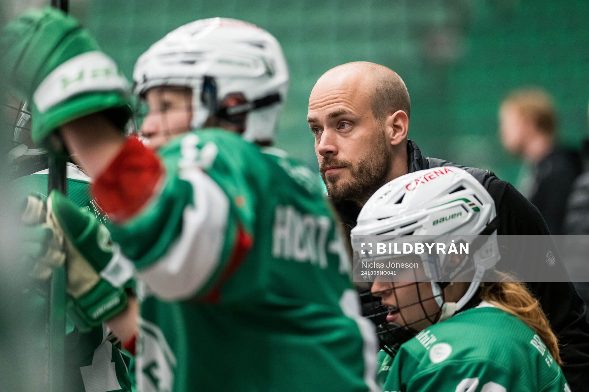 Rögles tränare Julius Falkenbäck Bergkvist