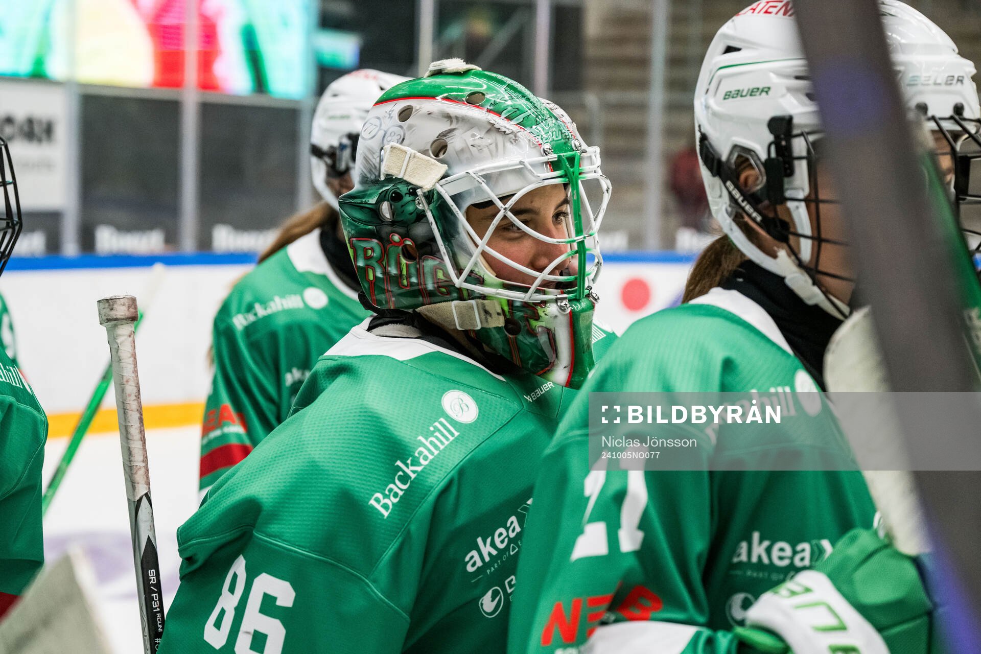 Rögles målvakt Alba Gonzalo