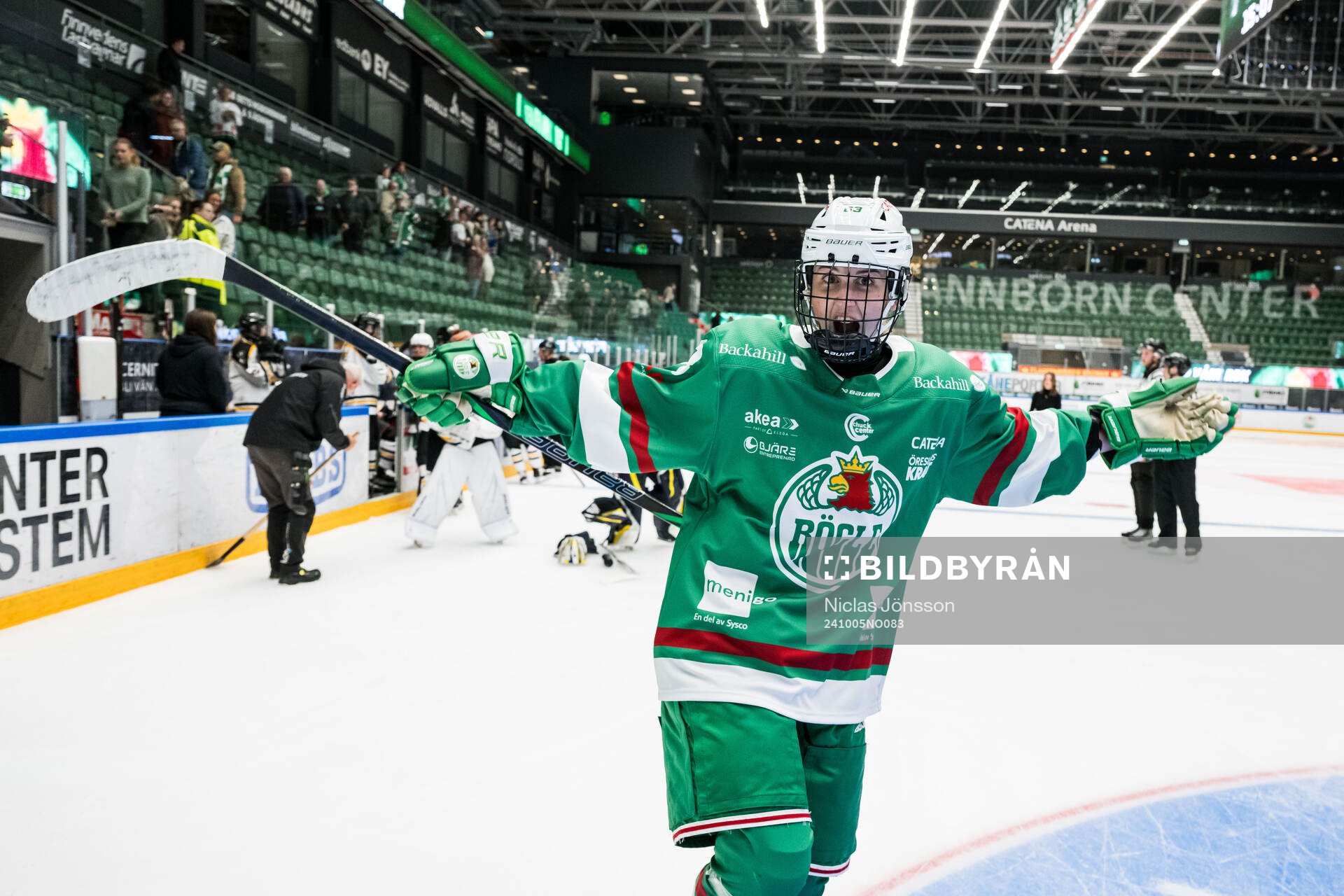 Rögles Johanna Kellander jublar