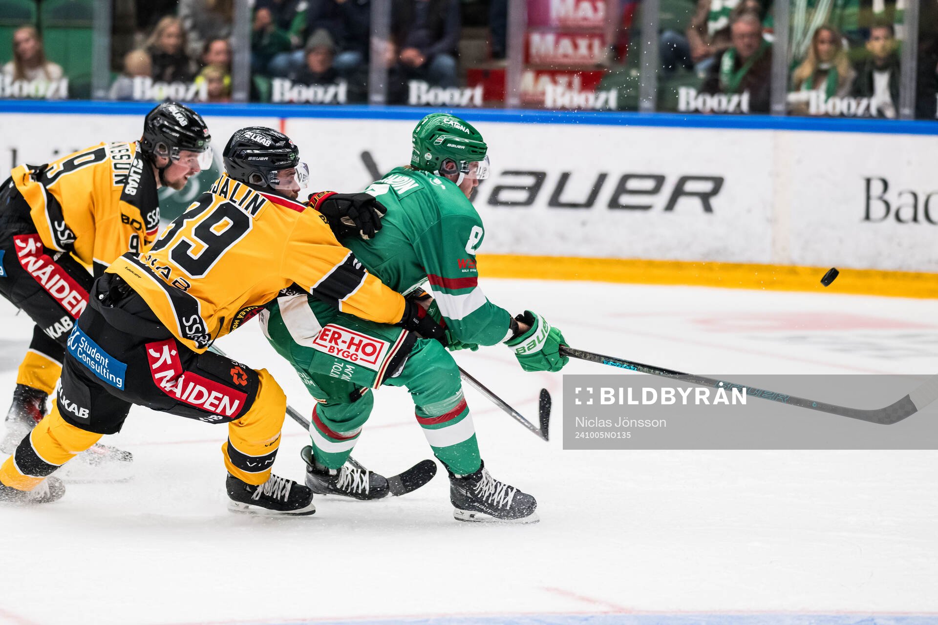 Luleås Pontus Själin och Rögles Linus Sandin