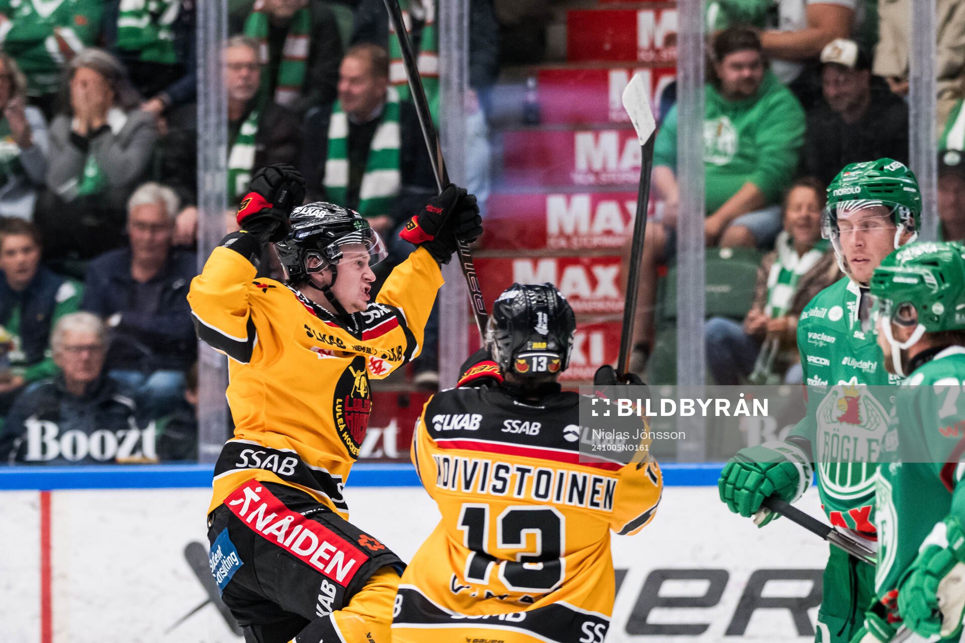 Luleås Pontus Andreasson jublar