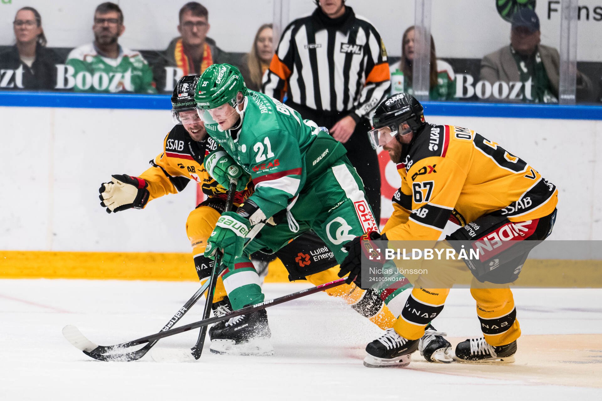 Luleås Ludvig Jansson och Rögles Henry Bowlby och Luleås