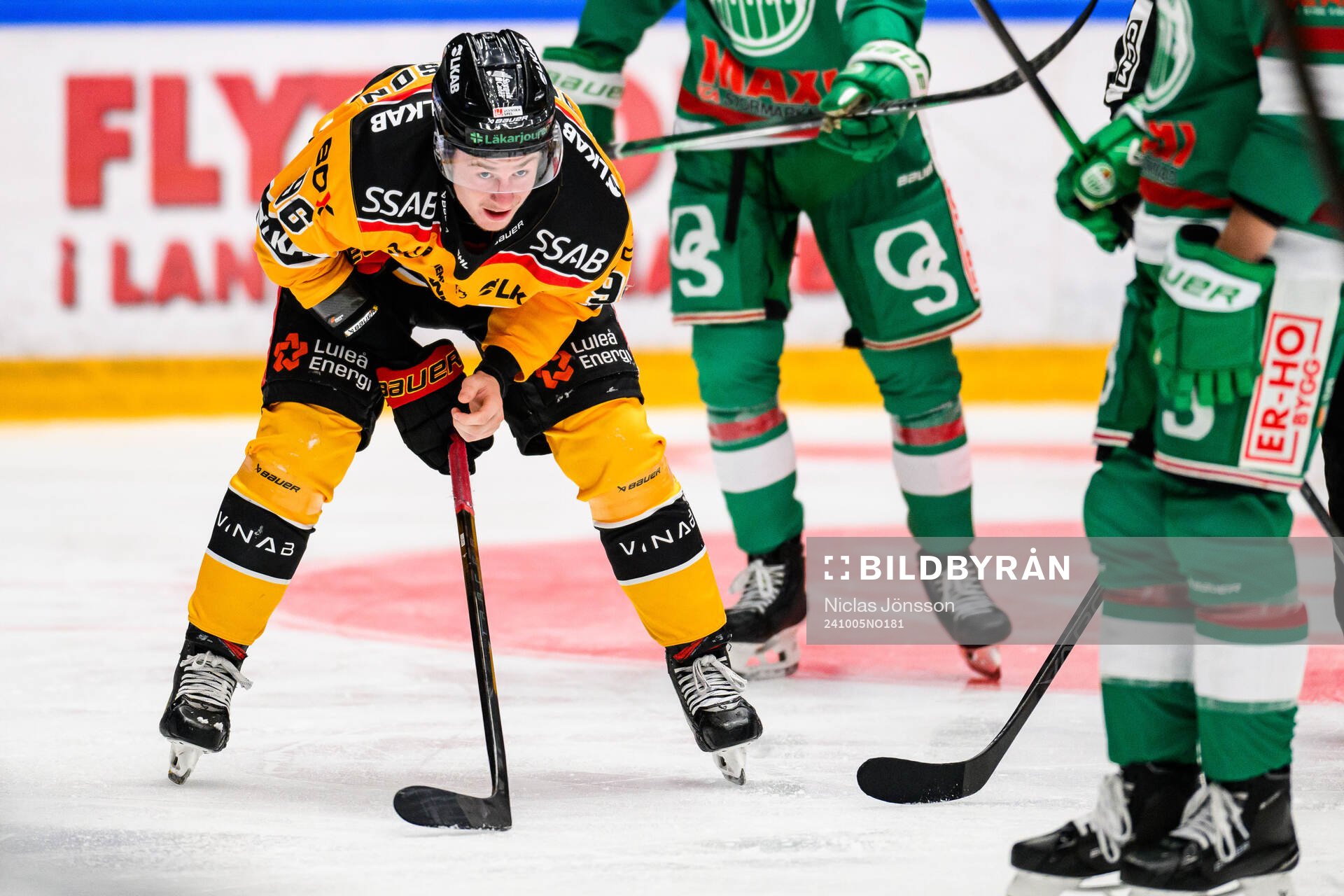 Luleås Pontus Andreasson har ont