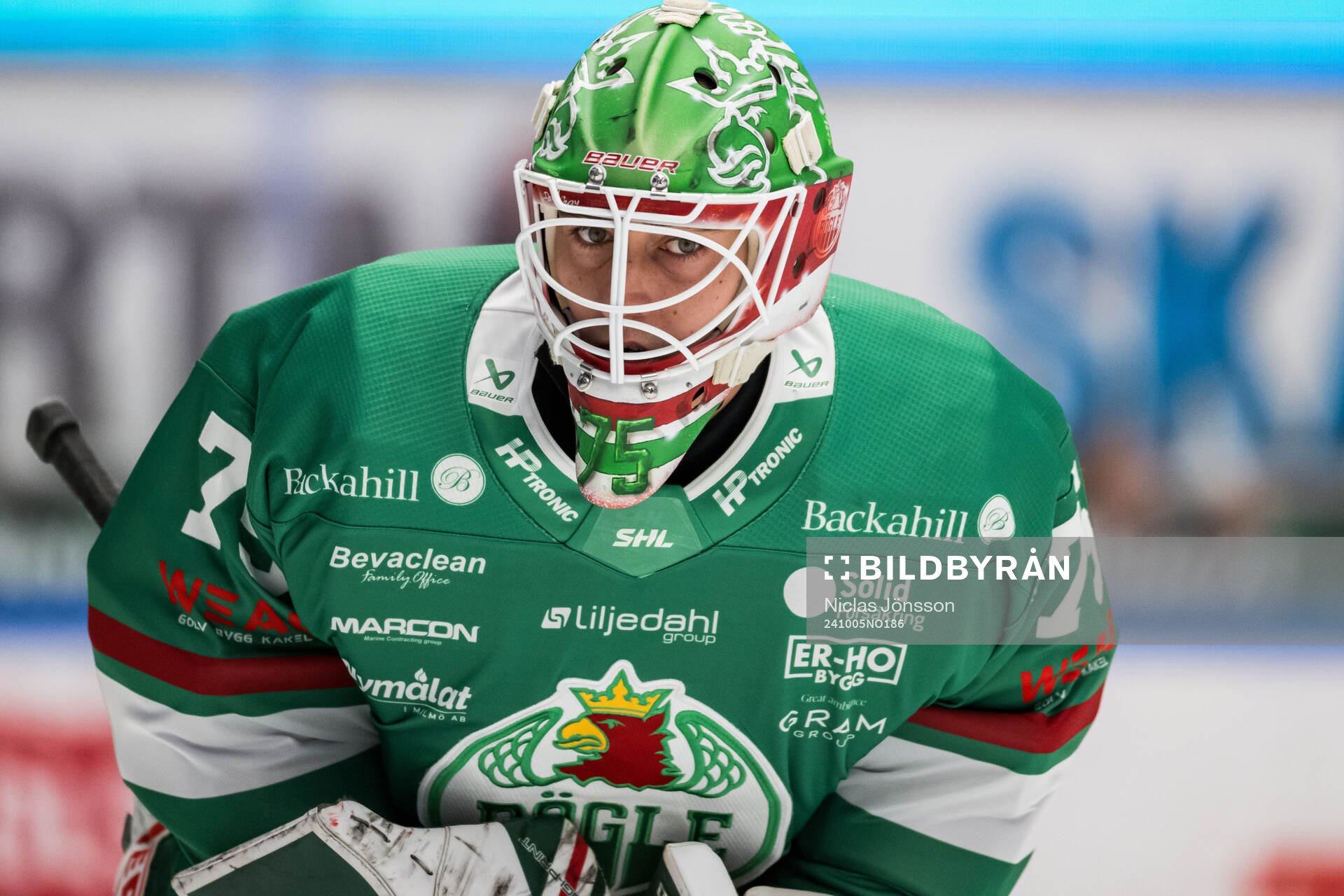 Rögles målvakt Arvid Holm