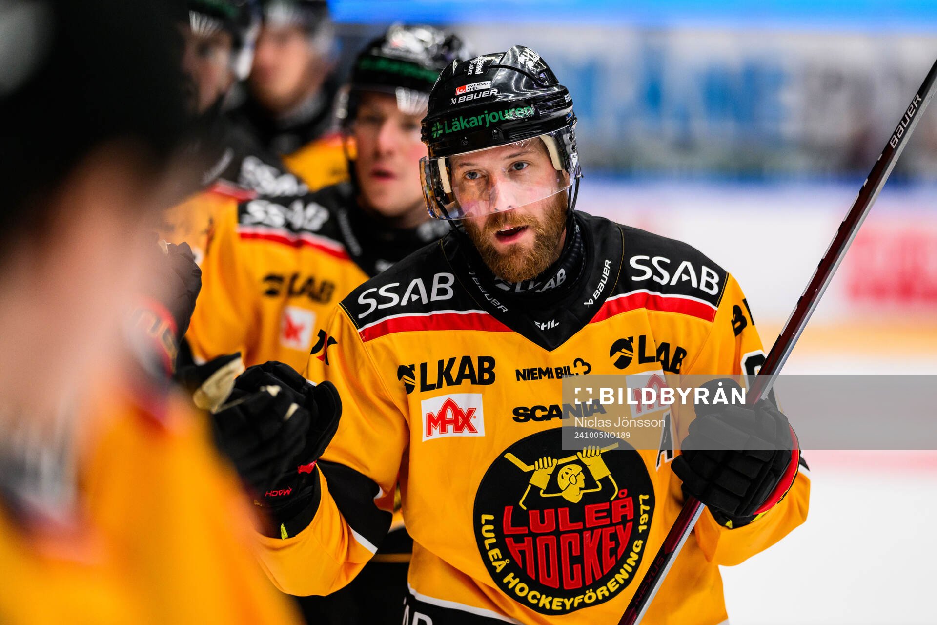 Luleås Pontus Andreasson jublar