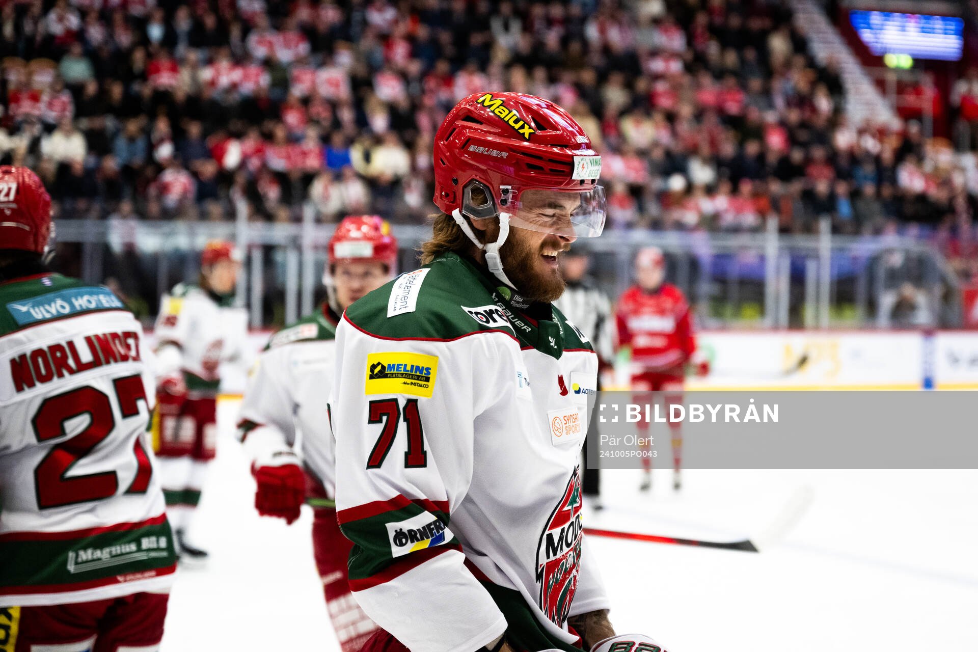 MoDos Ludwig Byström har ont