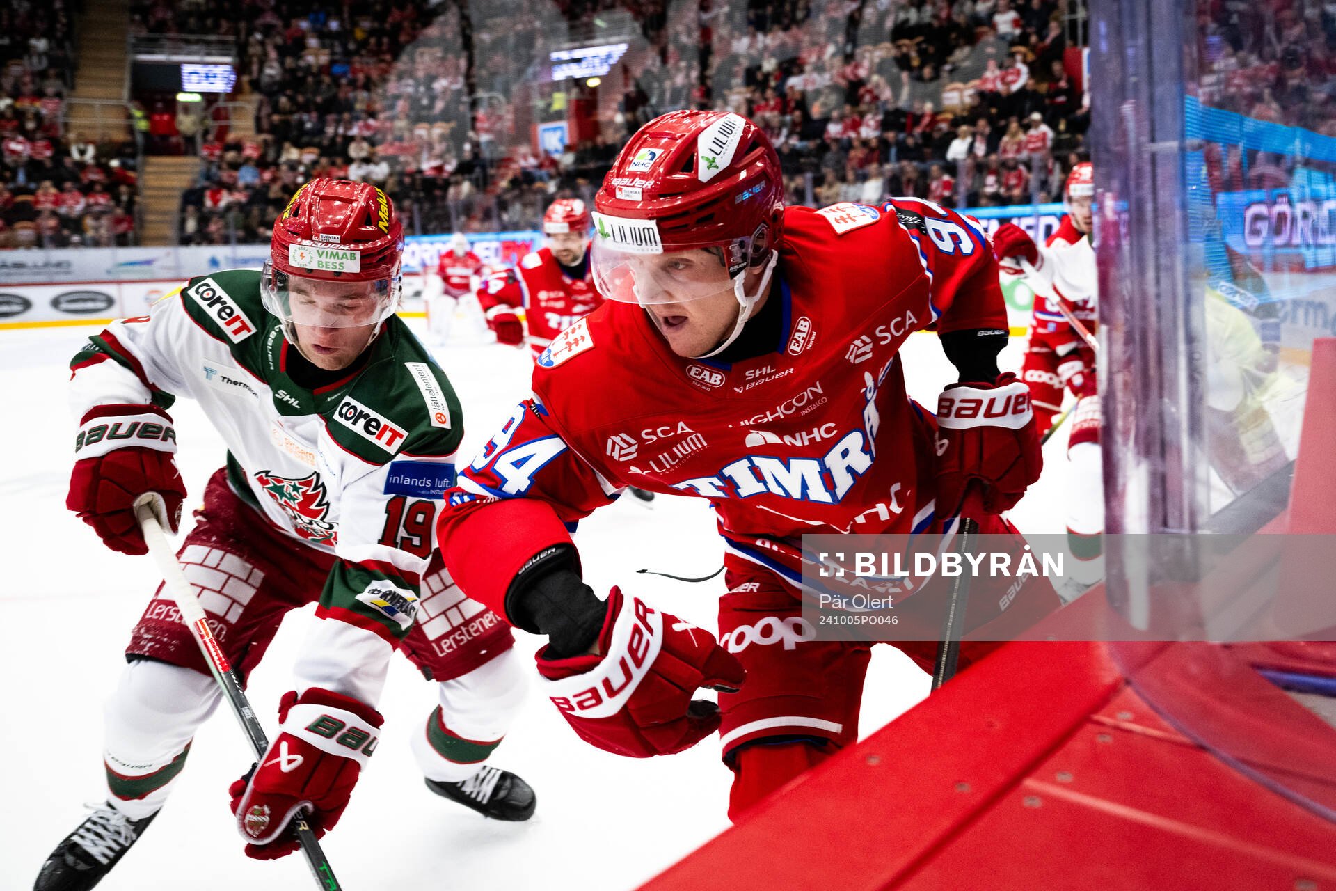 Timrås Sebastian Hartmann och MoDos Lucas Pettersson