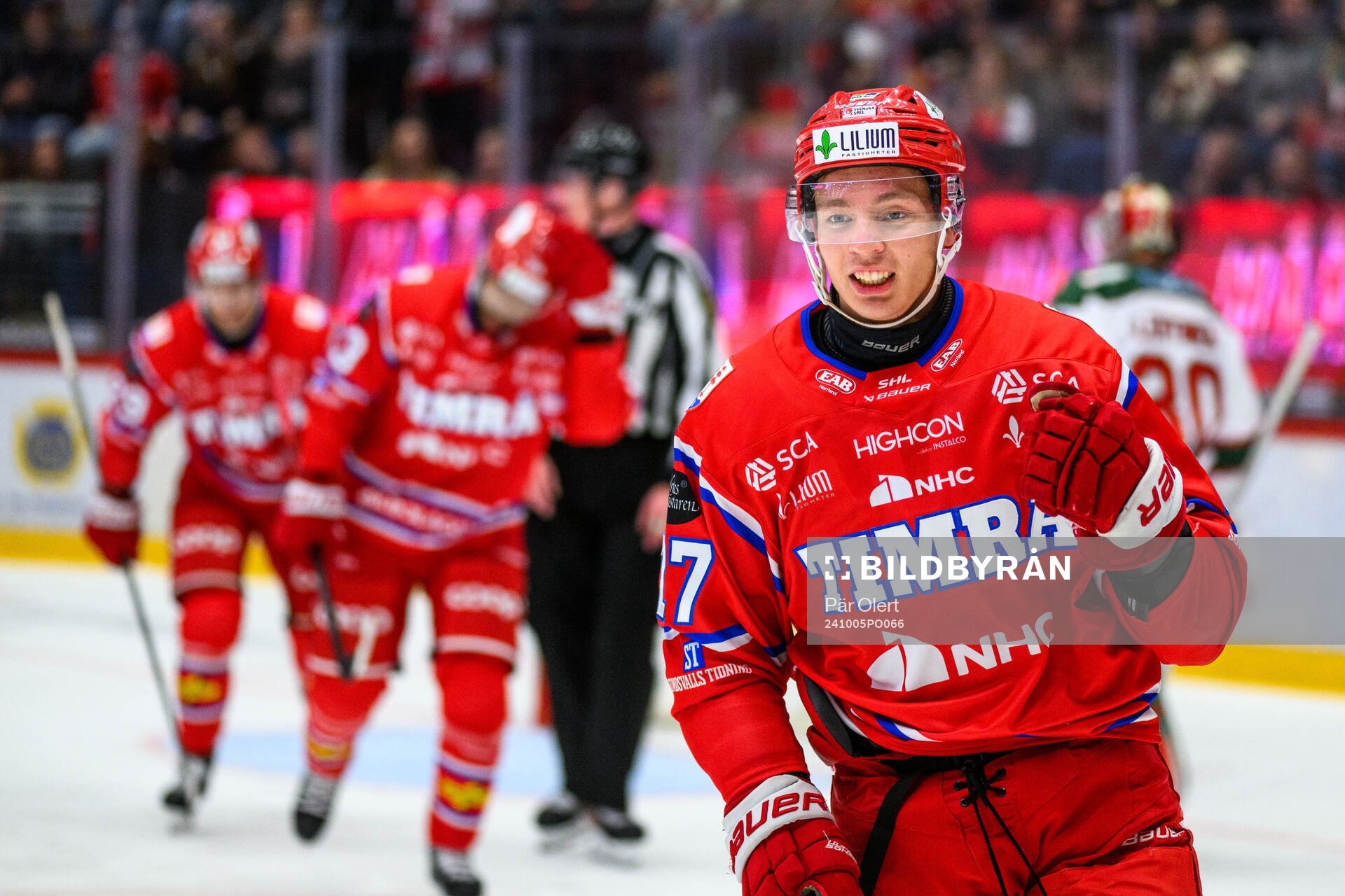Timrås Oliver Johansson jublar