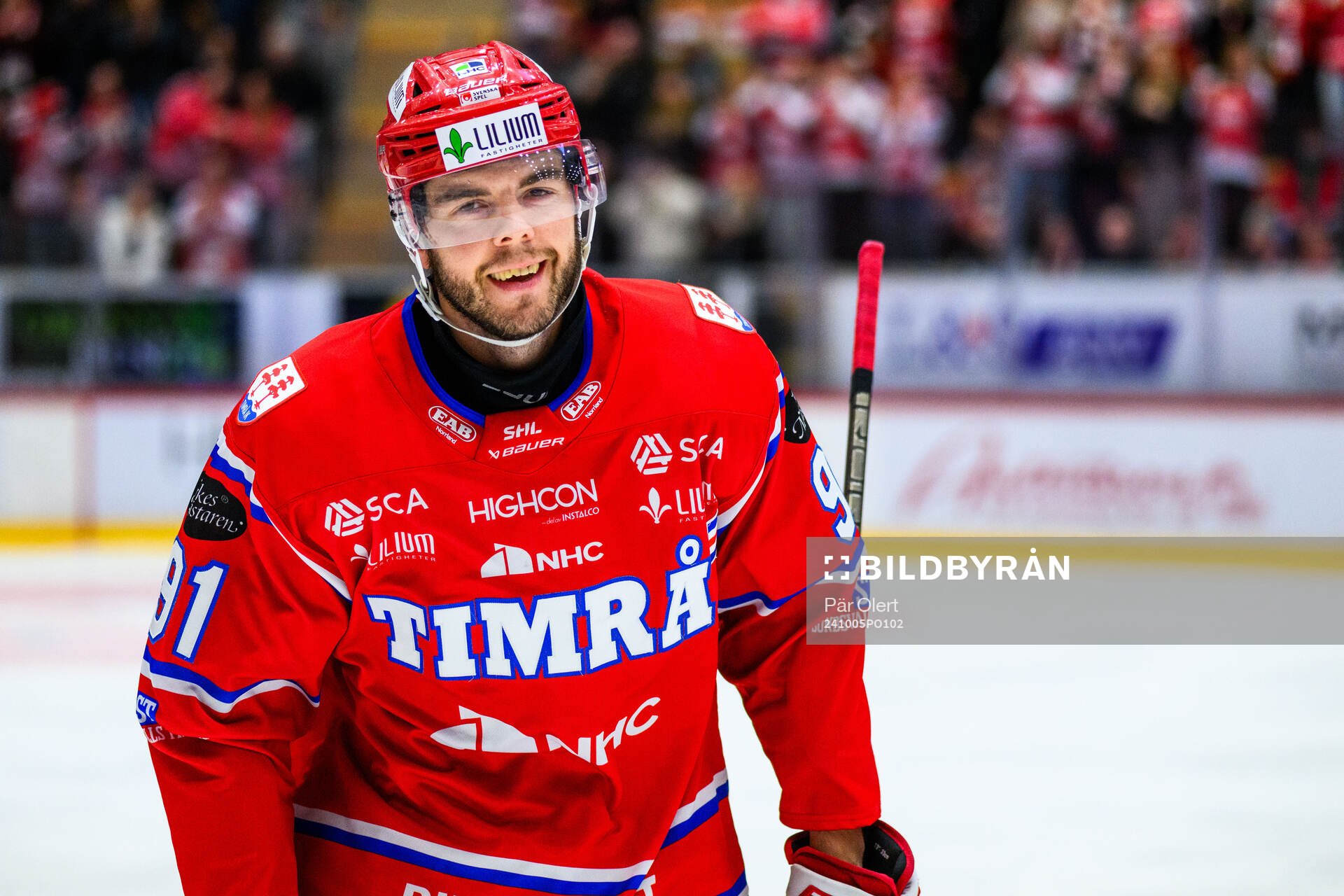 Timrås Magnus Pääjärvi jublar