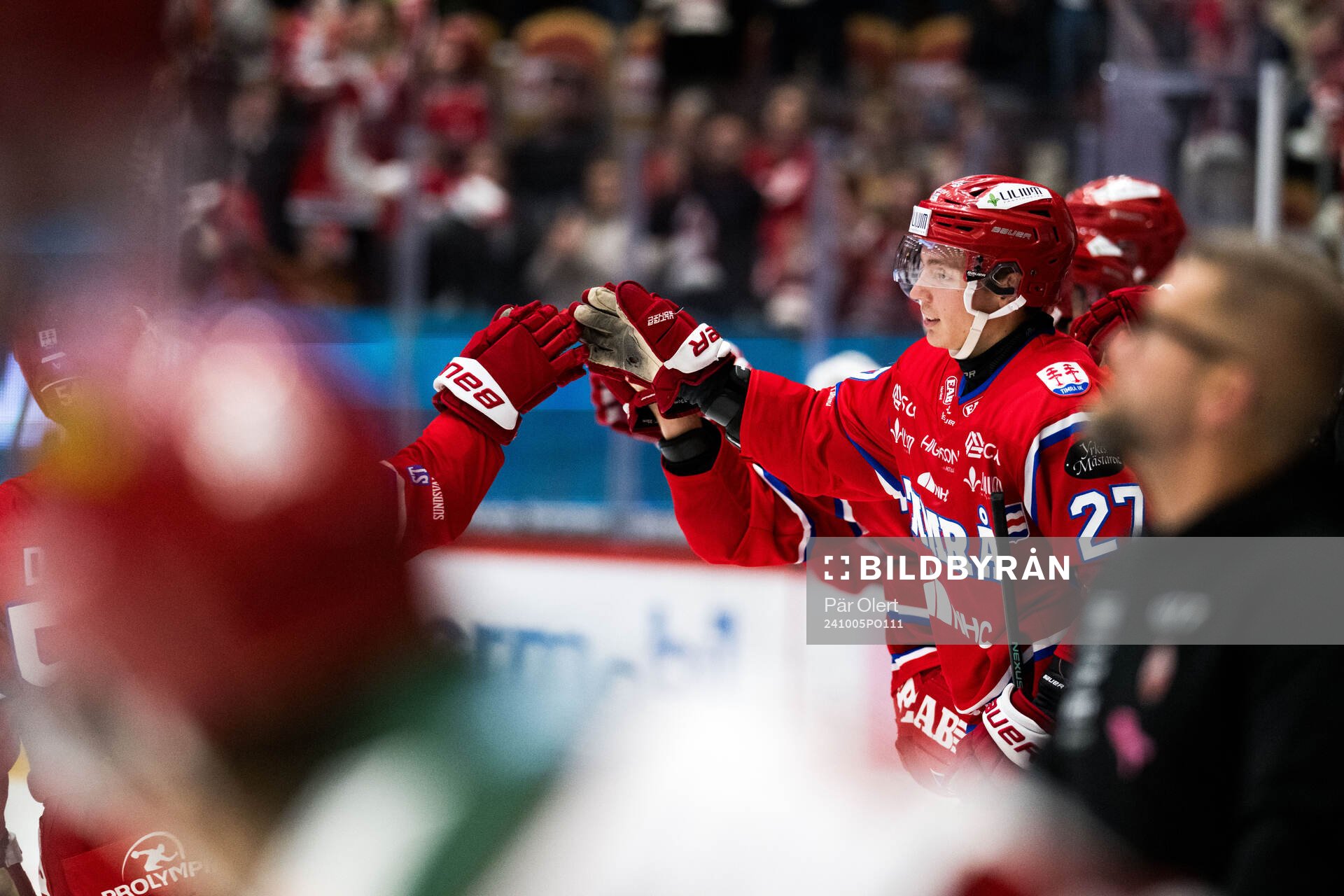 Timrås Oliver Johansson jublar