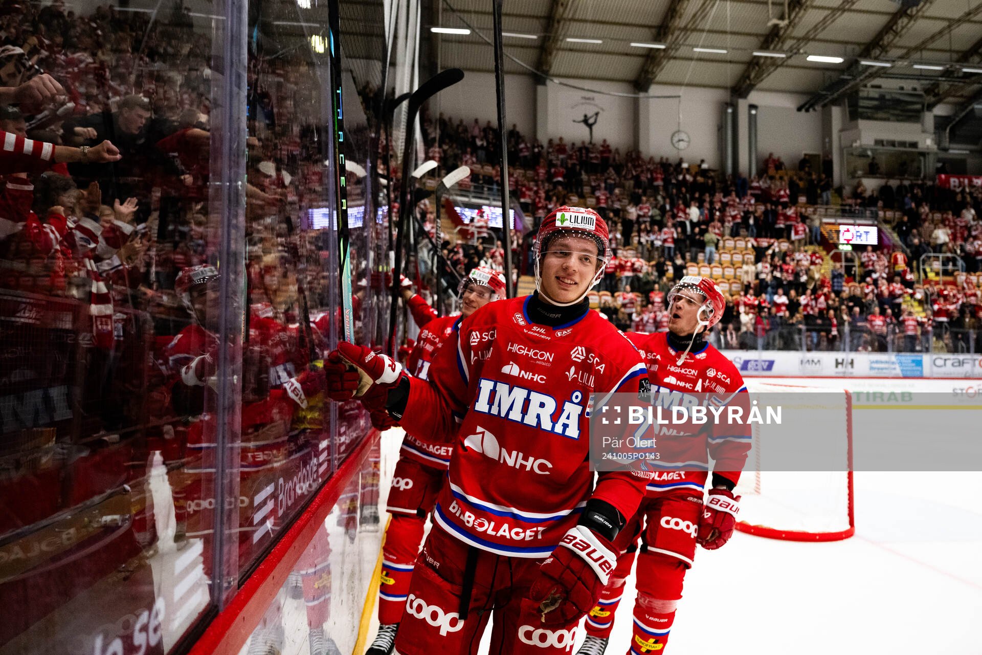 Timrås Oliver Johansson jublar