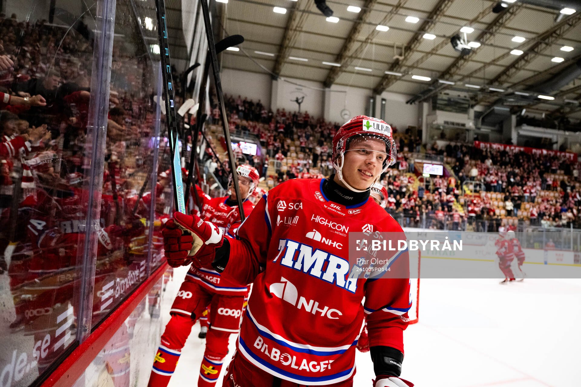 Timrås Oliver Johansson jublar