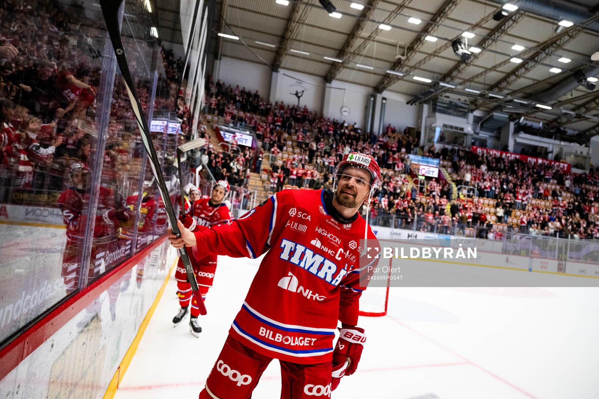 Timrås Anton Lander jublar