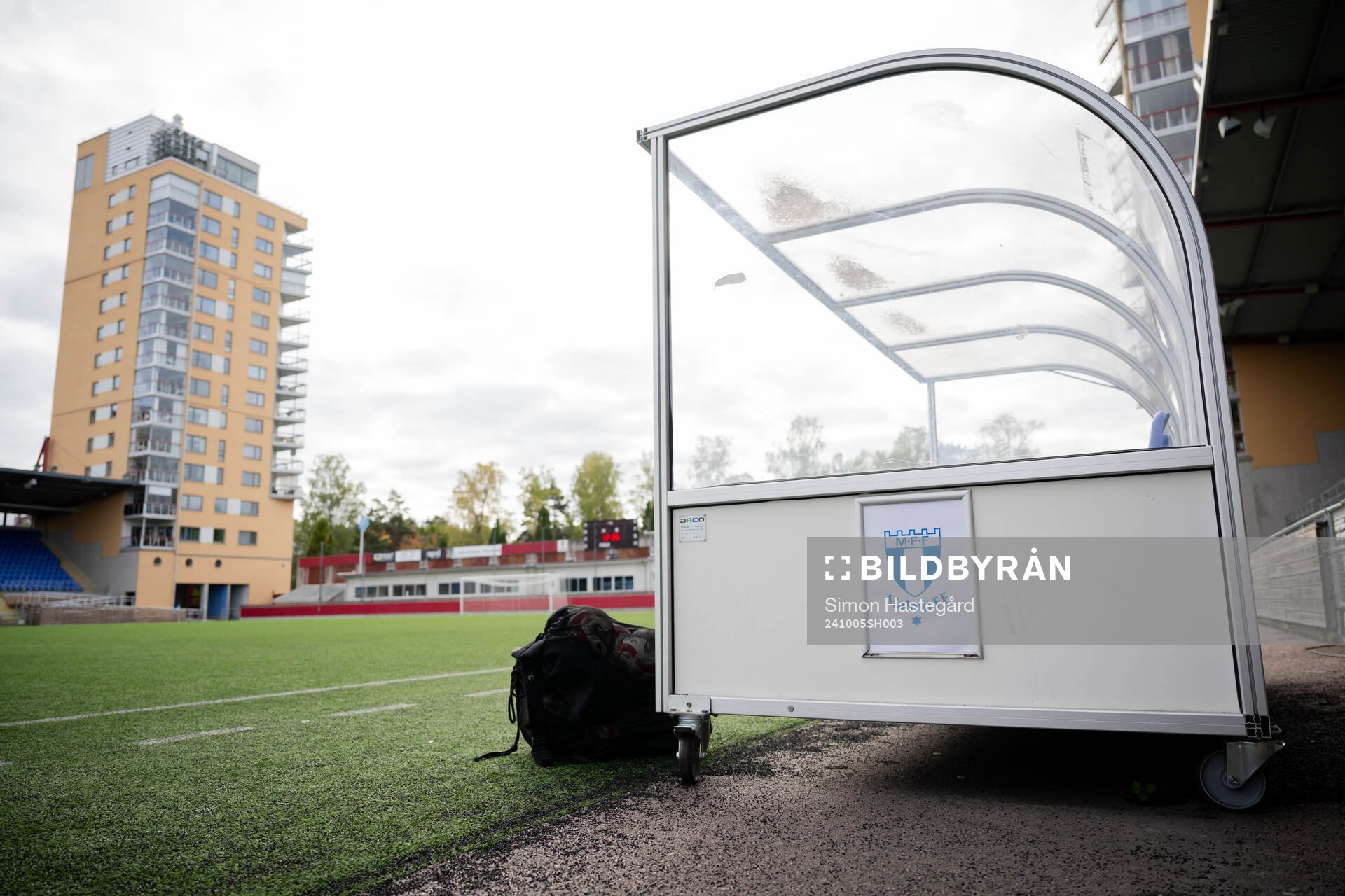 Malmö FFs spelarbås