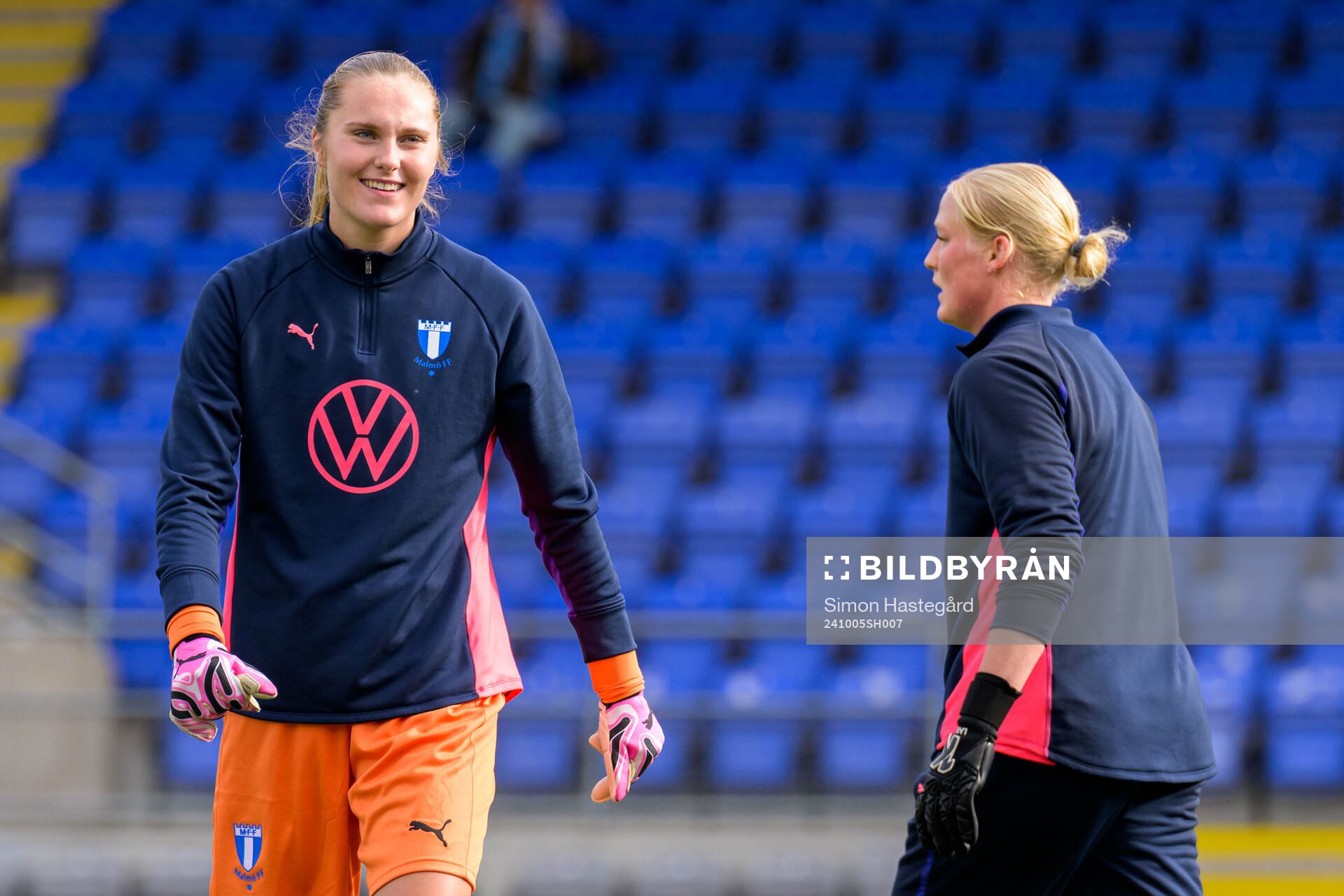 Malmö FFs målvakt Julia Cavander och målvakt Kathrine