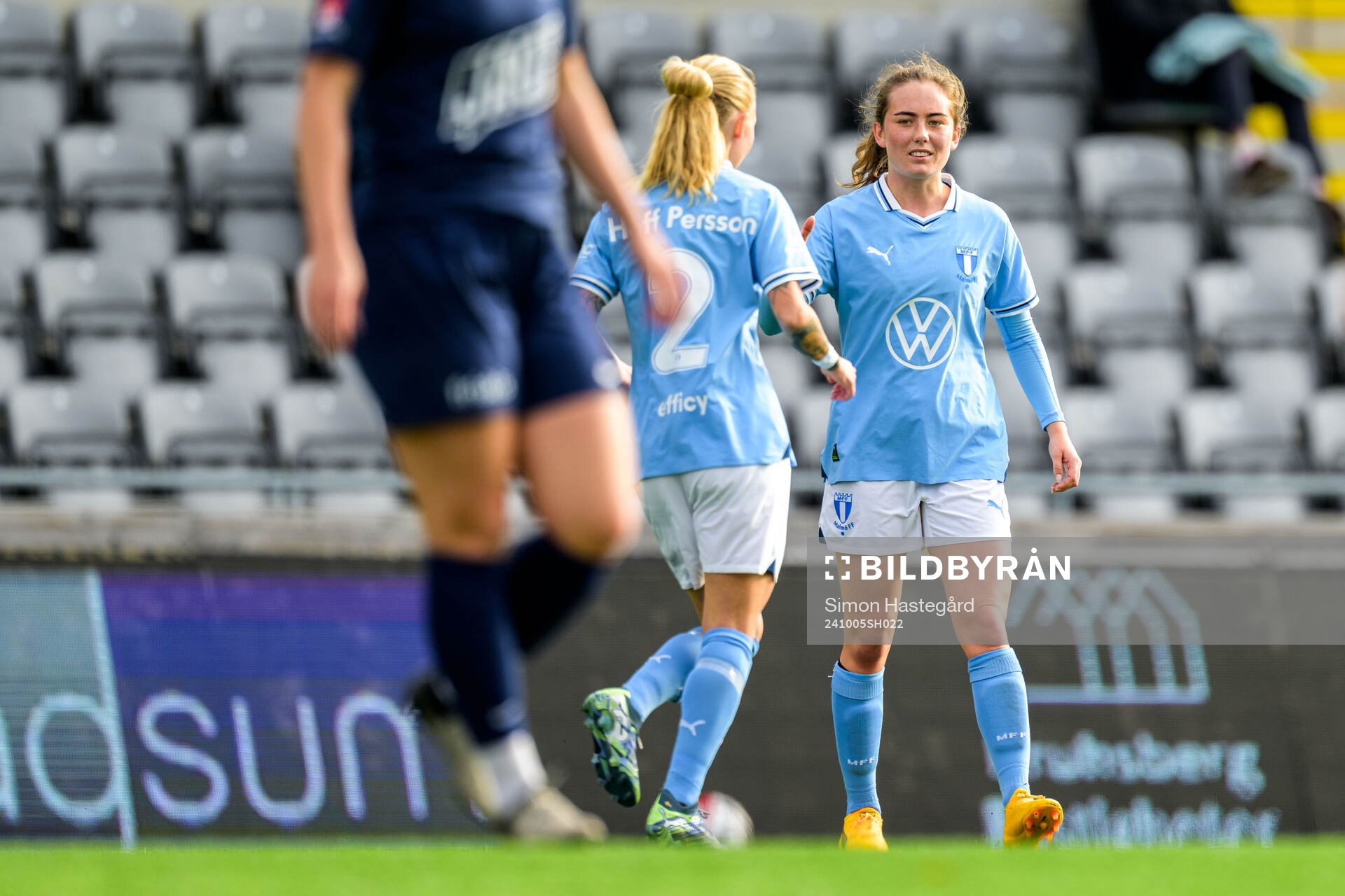 Malmö FFs Nathalie Hoff Persson och Matilda Eriksson