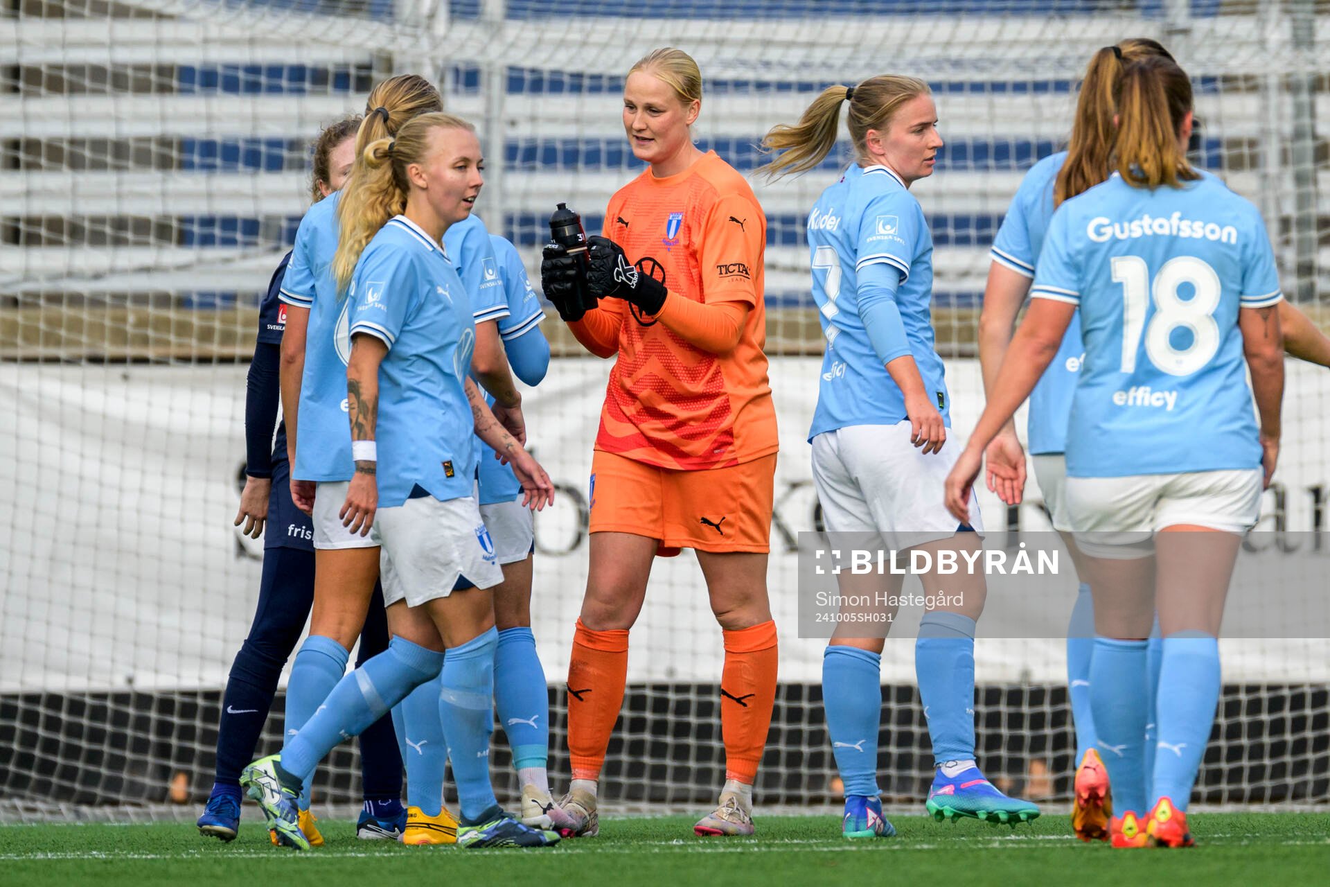 Malmö FFs spelare jublar