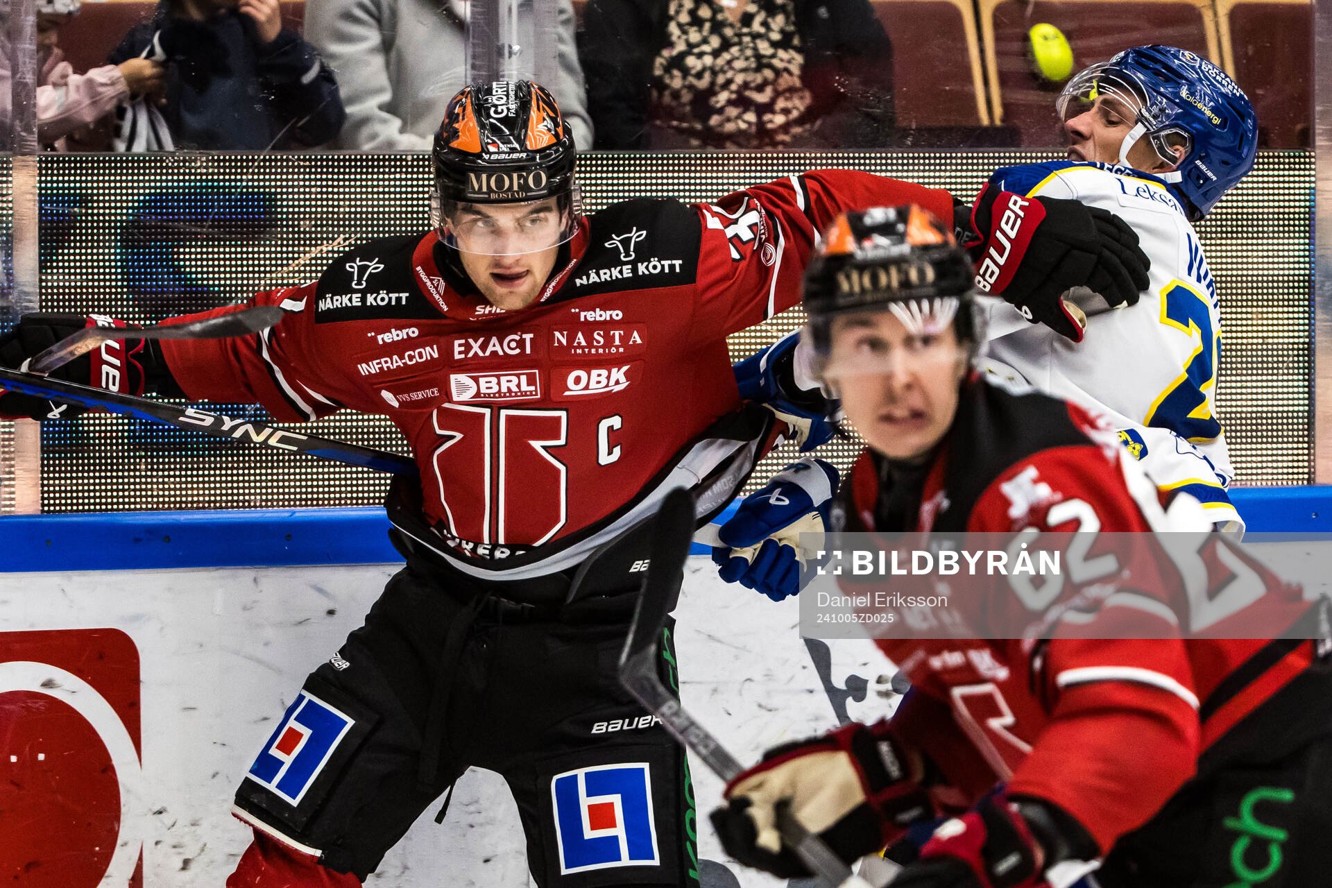 Örebros Glenn Gustafsson och Leksands Patrik Norén