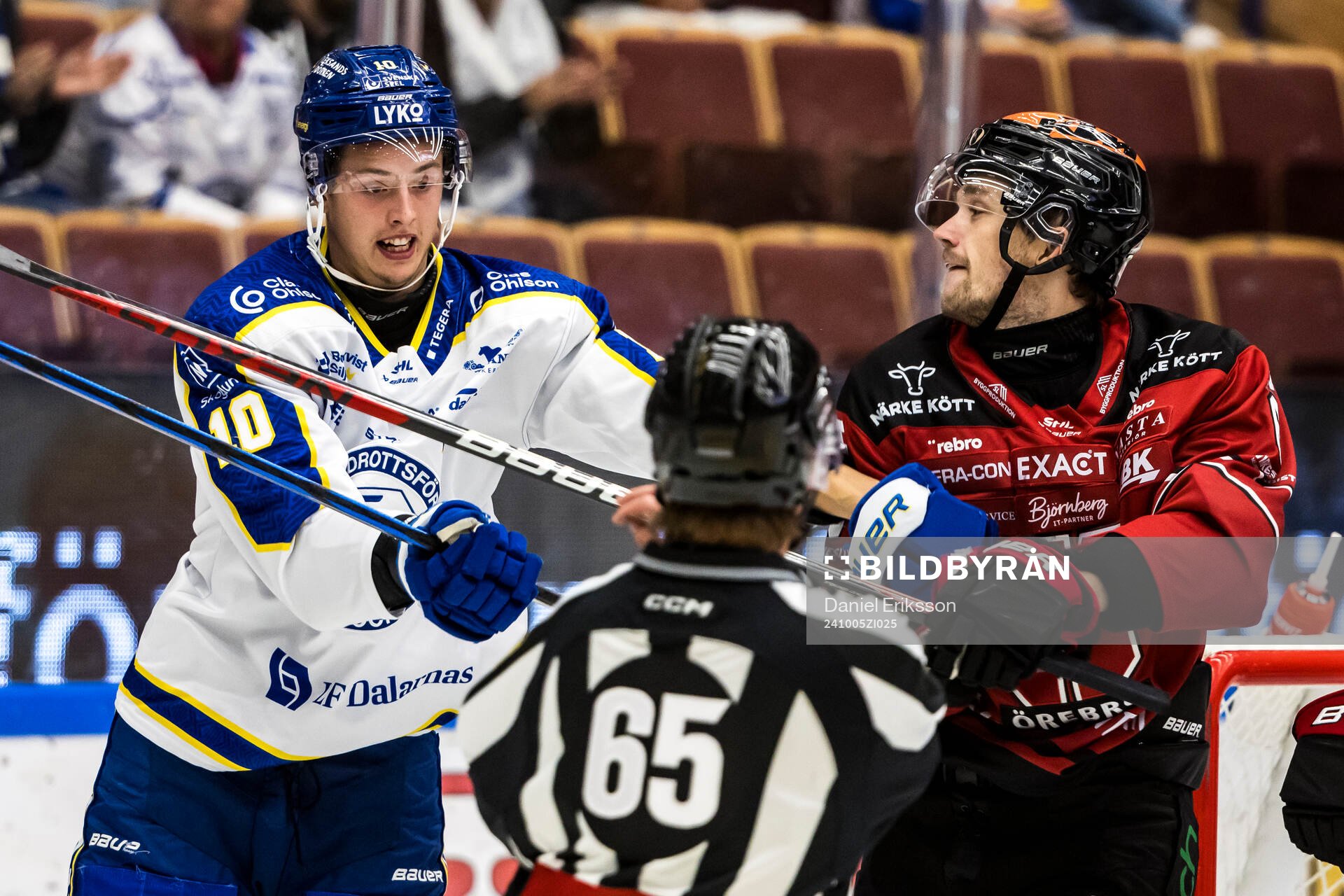 Leksands Anton Johansson och Örebros Filip Berglund