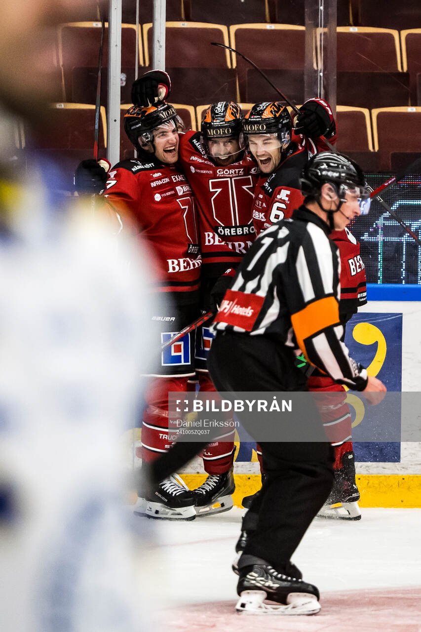Örebros Ludvig Larsson jublar