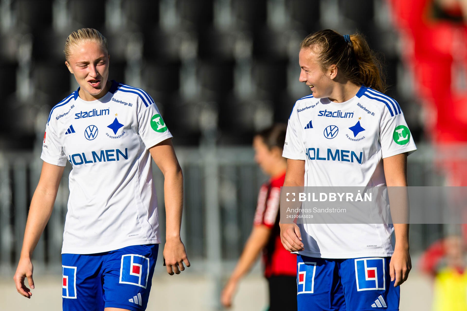 IFK Norrköpings Wilma Leidhammar och Sara Kanutte Fornes