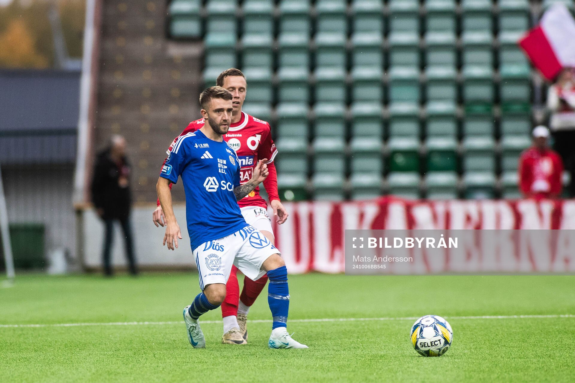 GIF Sundsvalls Anton Kralj och Degerfors Erik Lindell