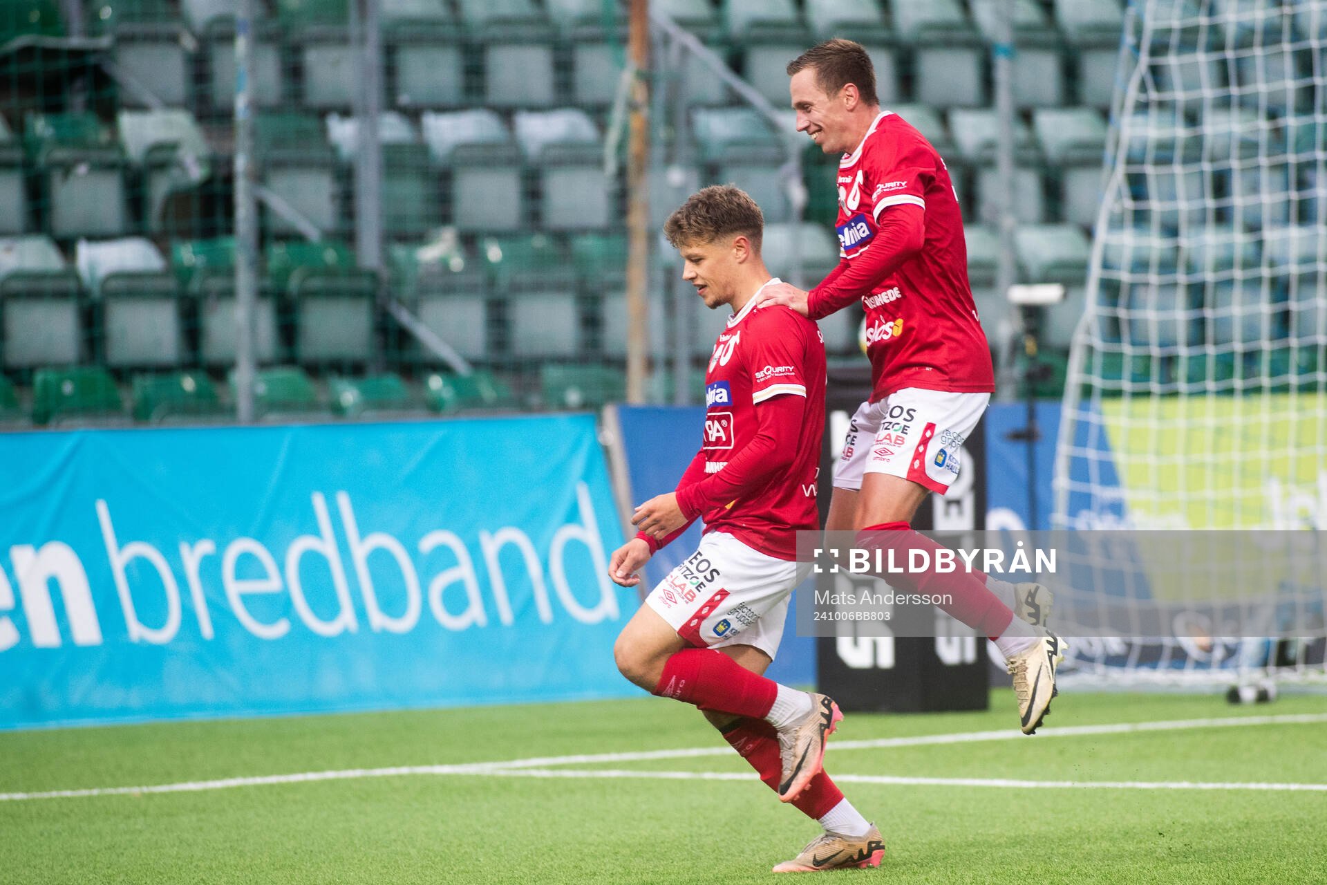 Degerfors Gustav Lindgren jublar