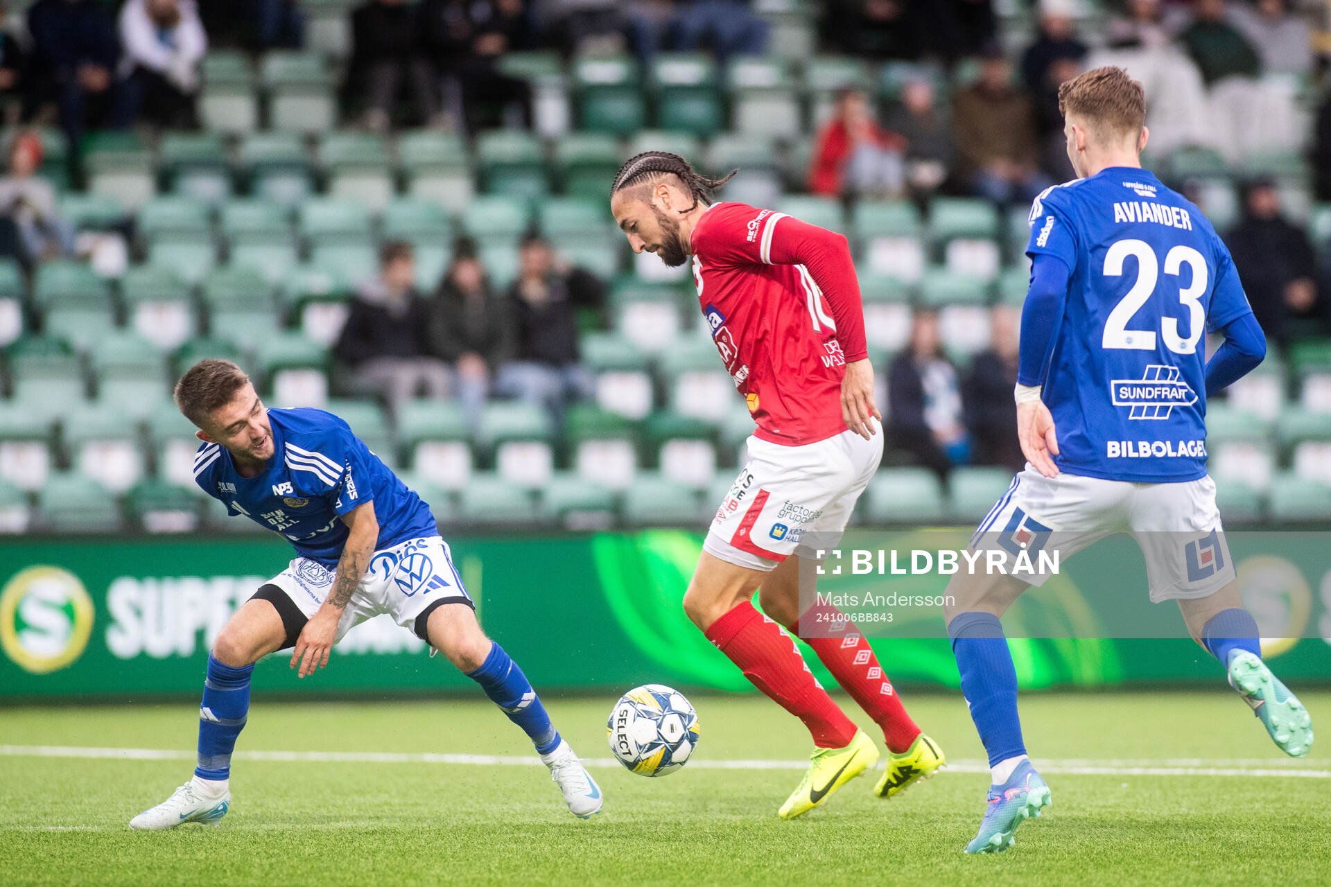 GIF Sundsvalls Anton Kralj och Degerfors Dijan Vukojevic