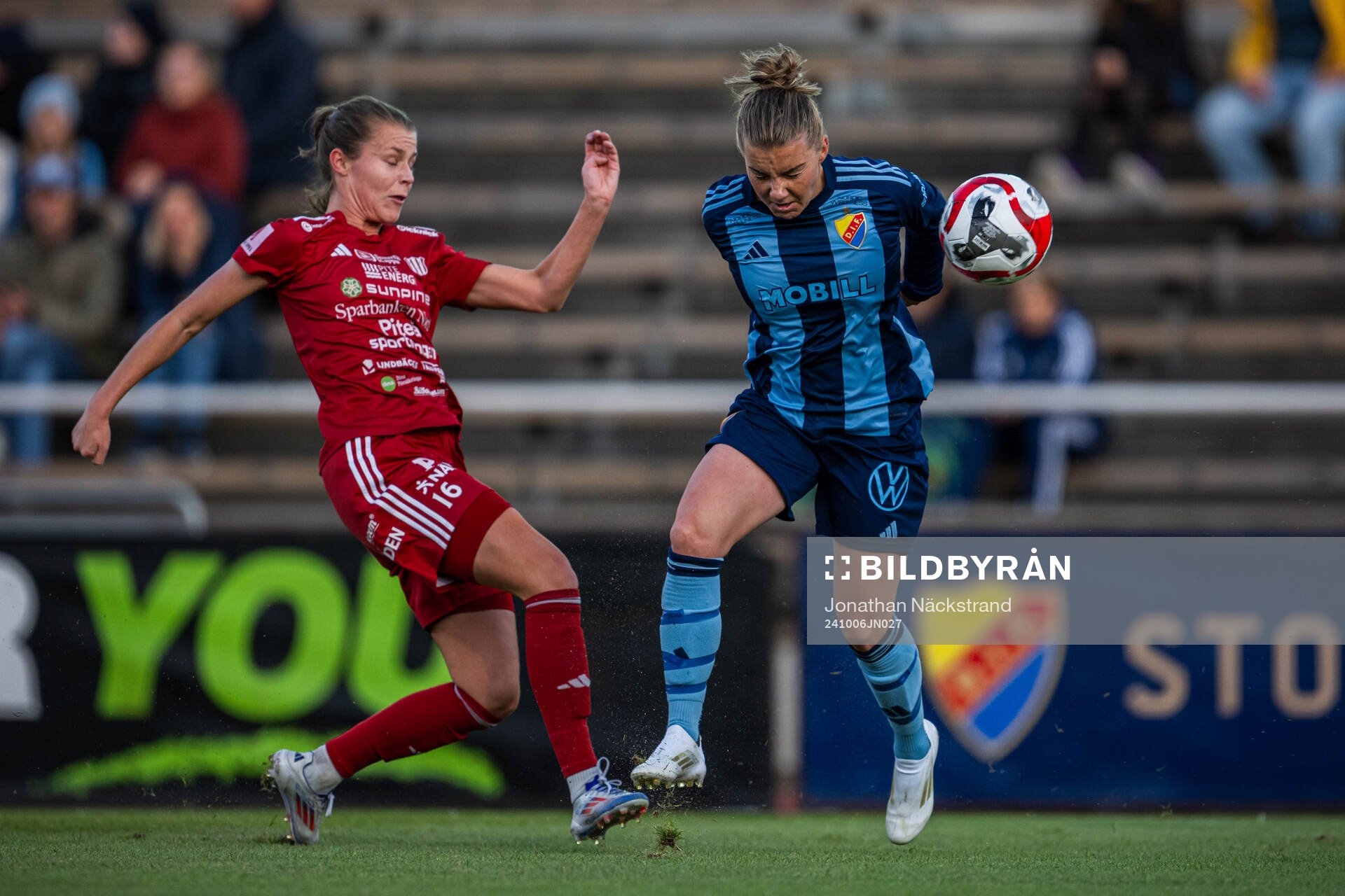 Piteås Maja Green och Djurgårdens Ebba Hed