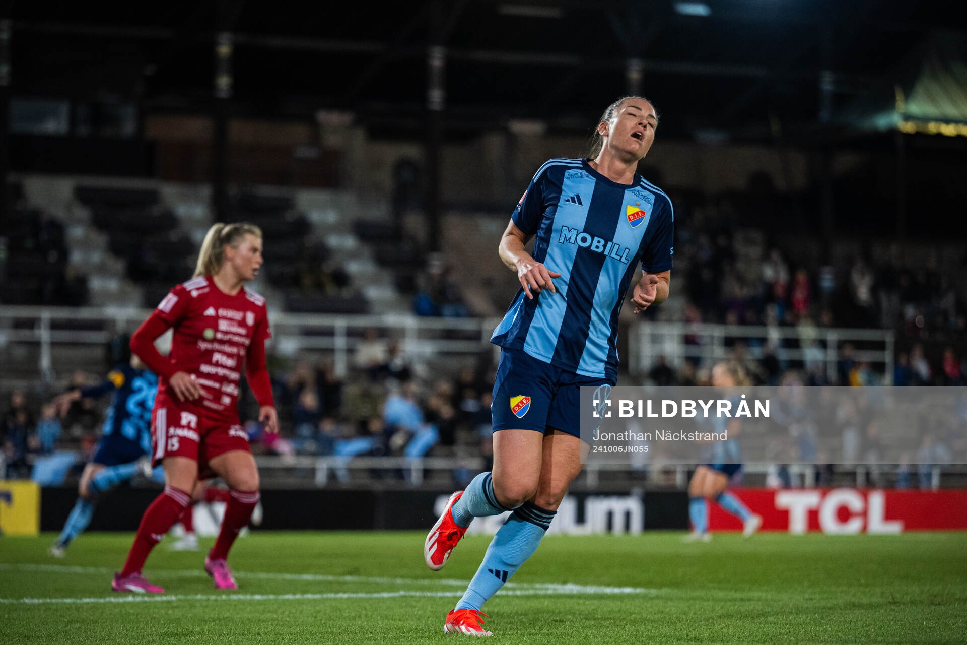 Djurgårdens Mimmi Larsson deppar