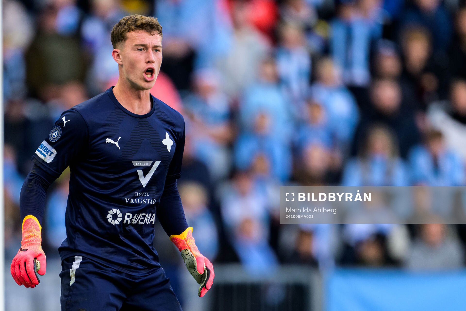 Värnamos målvakt Viktor Andersson