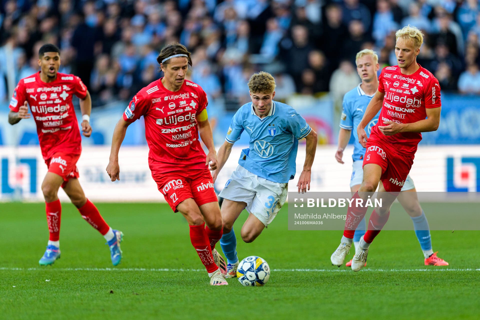 Värnamos Simon Thern och Victor Larsson och Malmö FFs