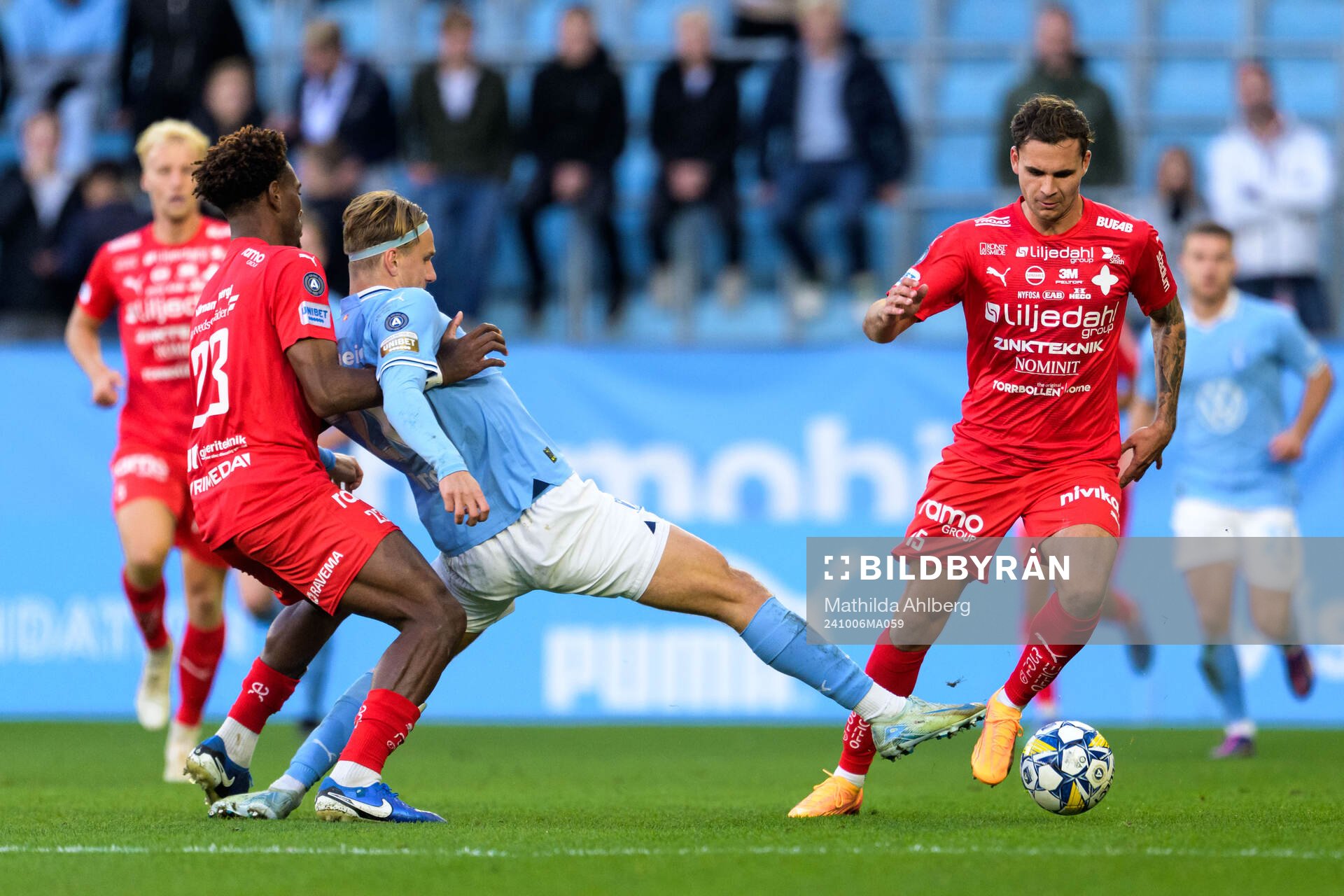 Värnamos Samuel Kotto och Michael Steinwender mot Malmö