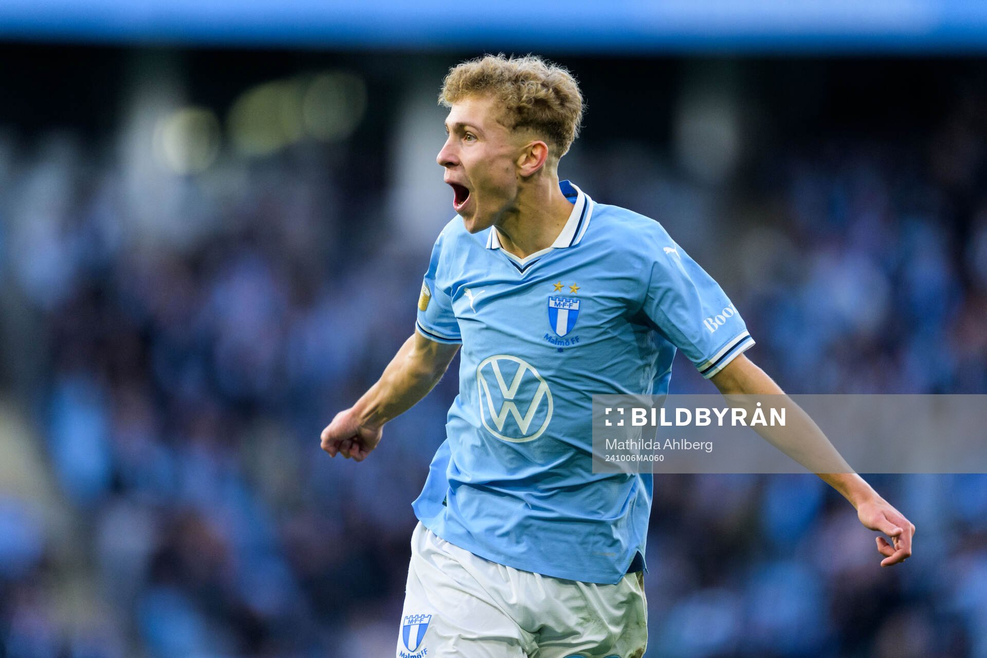 Malmö FFs Hugo Bolin jublar