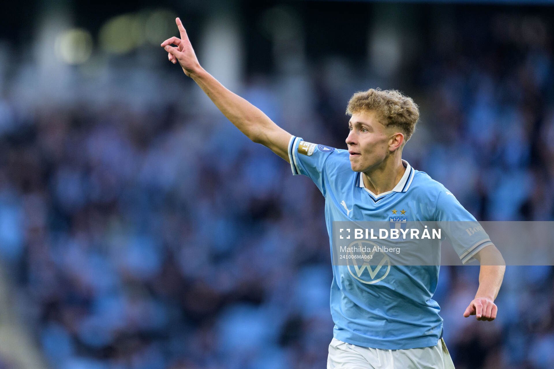 Malmö FFs Hugo Bolin jublar