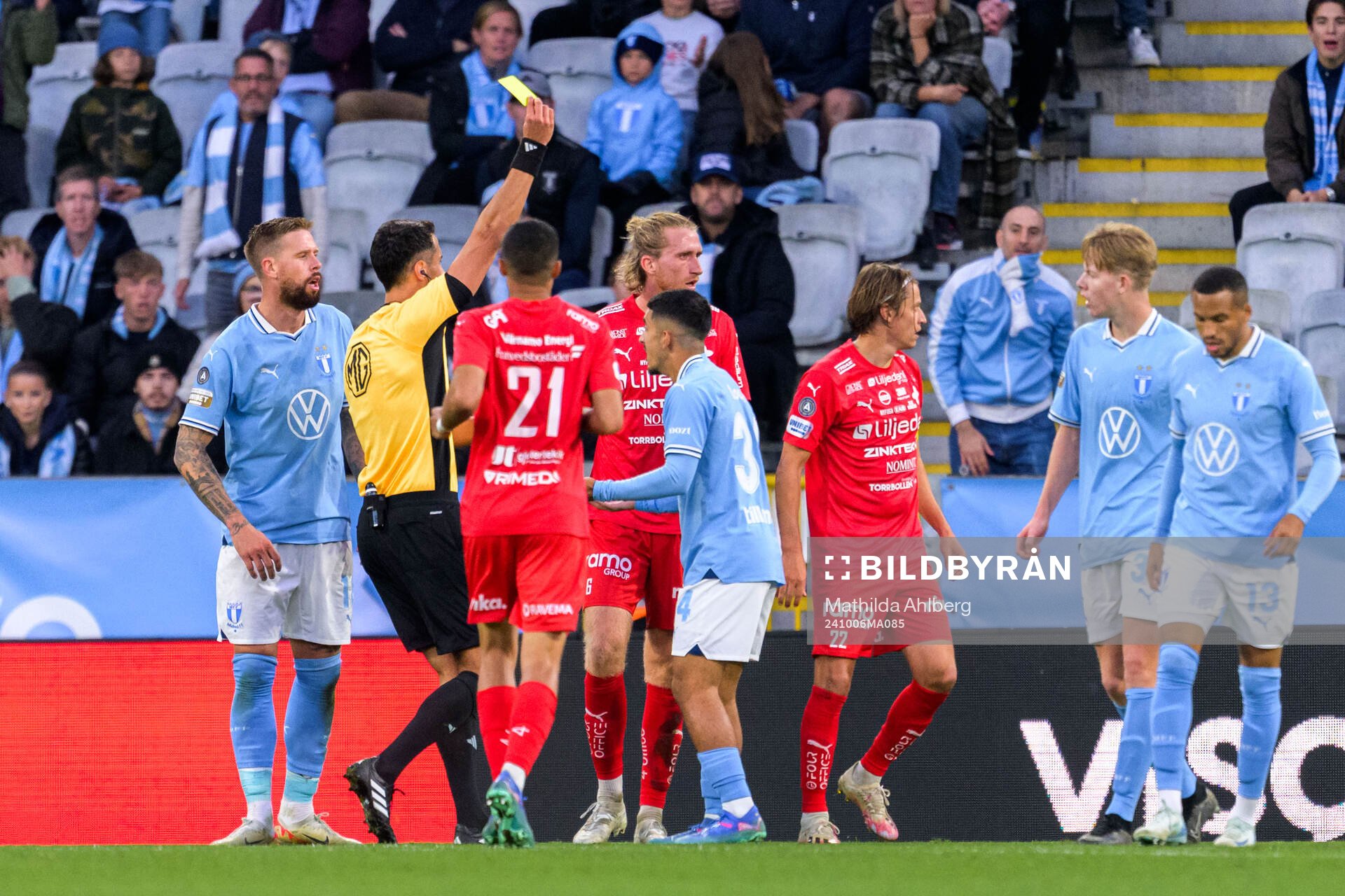 Malmö FFs Zakaria Loukili varnas