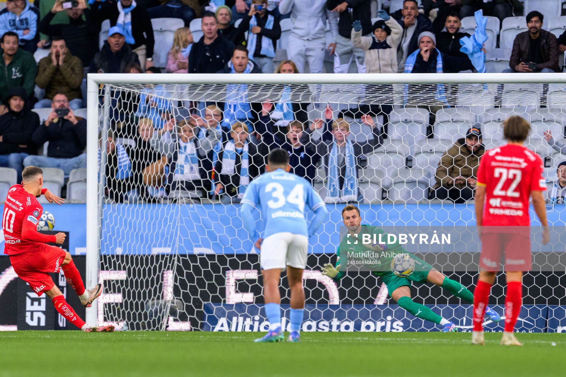 Värnamos Ajdin Zeljkovic gör 1-1 bakom Malmö FFs